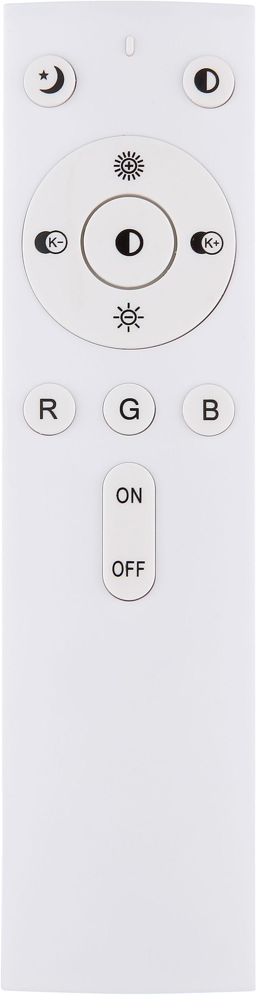 GLOBO LIGHTING LED Deckenleuchte »BETHA« LED-Modul 1 Stk. Deckenlampe/rund/Wohnzimmer/Schlafzimmer/elegant/rot-grün-blau