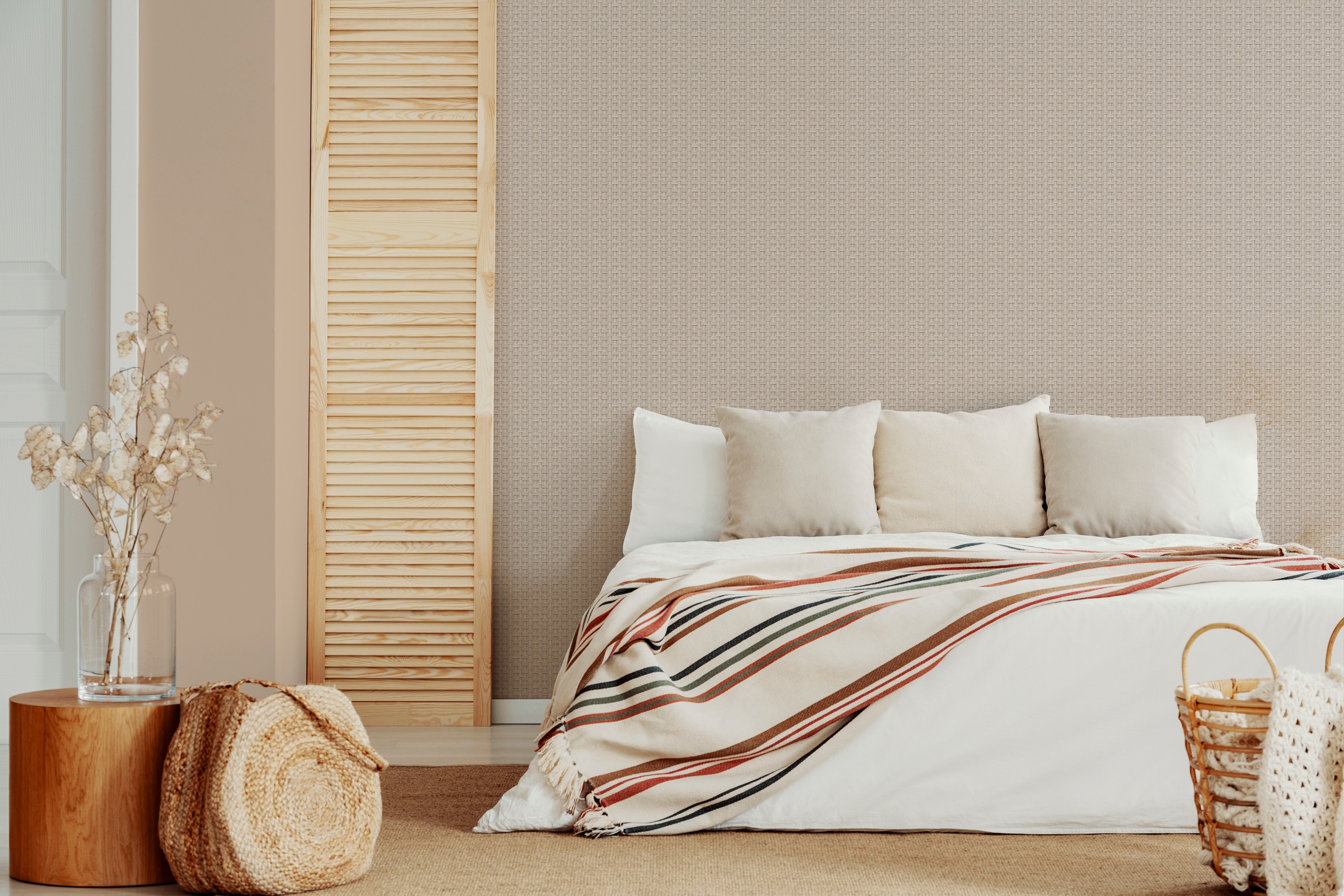 Easy Decor Vliestapete »Geflochtener Korb« neutral geprägt 10mx52cm (ca. 5m günstig online kaufen