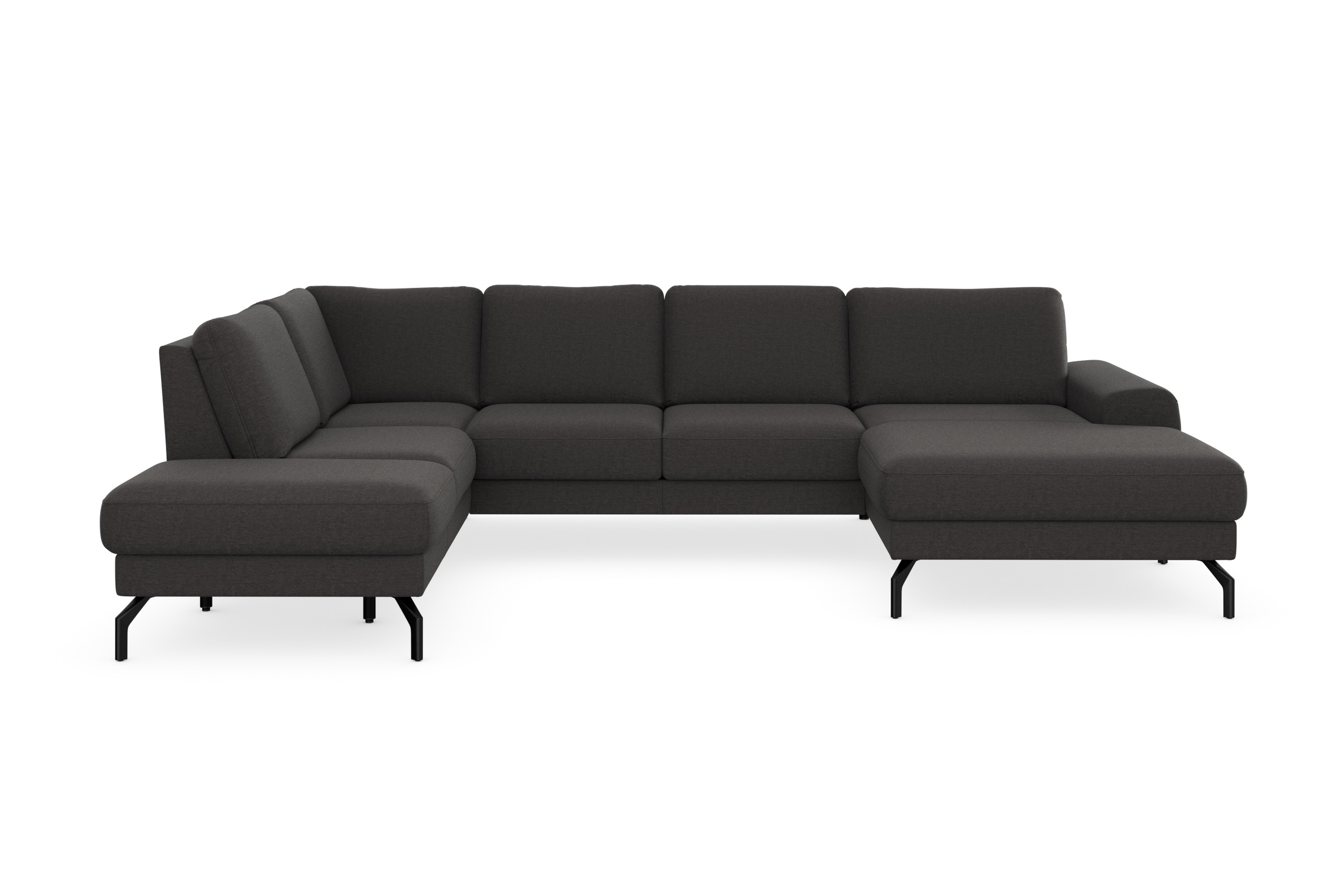 sit&more Wohnlandschaft »Cinturo U-Form«, inklusive Sitztiefenverstellung und Federkern, Sitzhöhe 48 cm