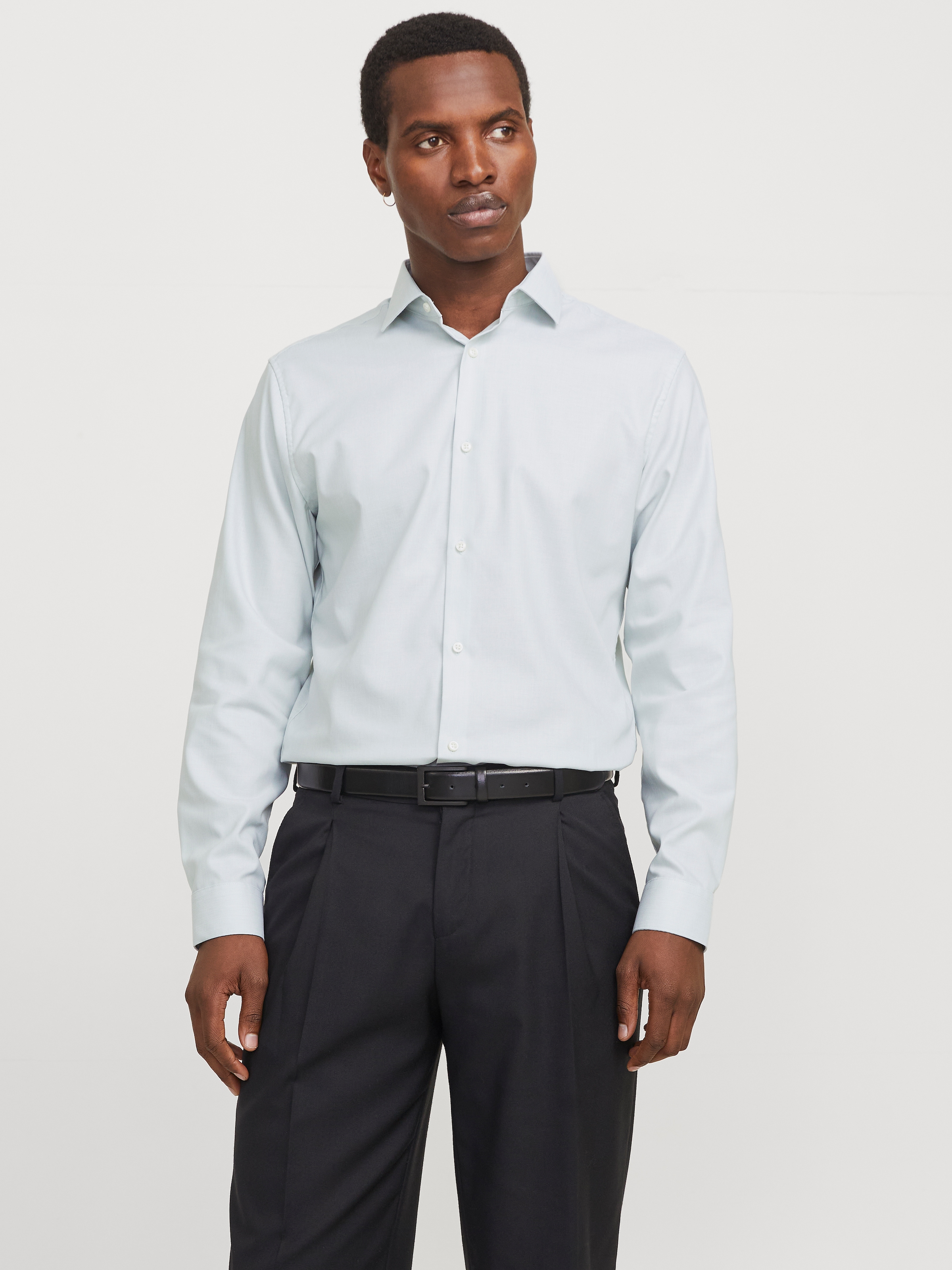 Jack & Jones Langarmhemd »Jprblaparker Slim Fit Hemd, Atmungsaktiv, Ideal Für Den Alltag« Baumwolle, Slim Fit