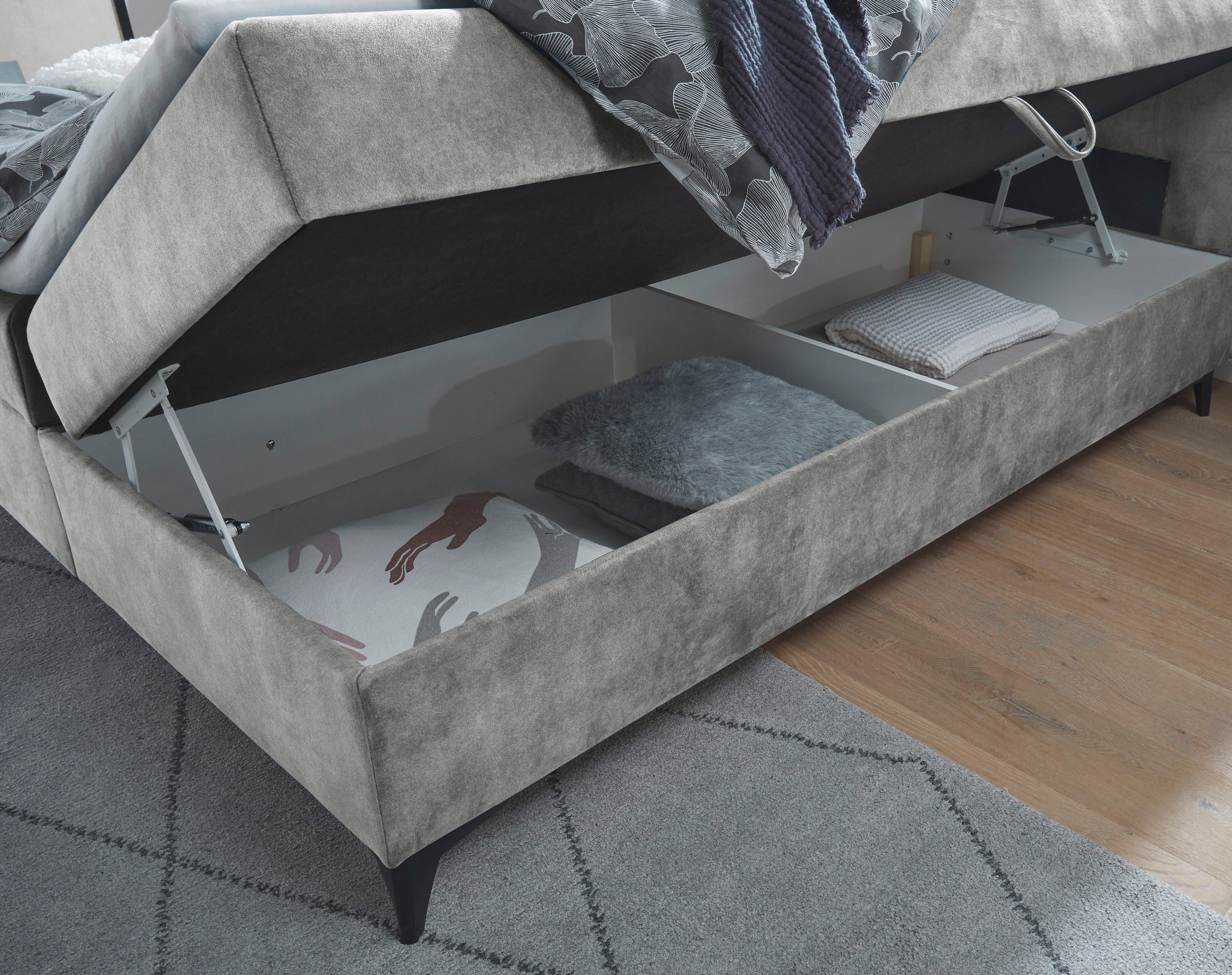 ED EXCITING DESIGN Boxbett »Miami«, wahlweise mit und ohne Bettkasten lieferbar