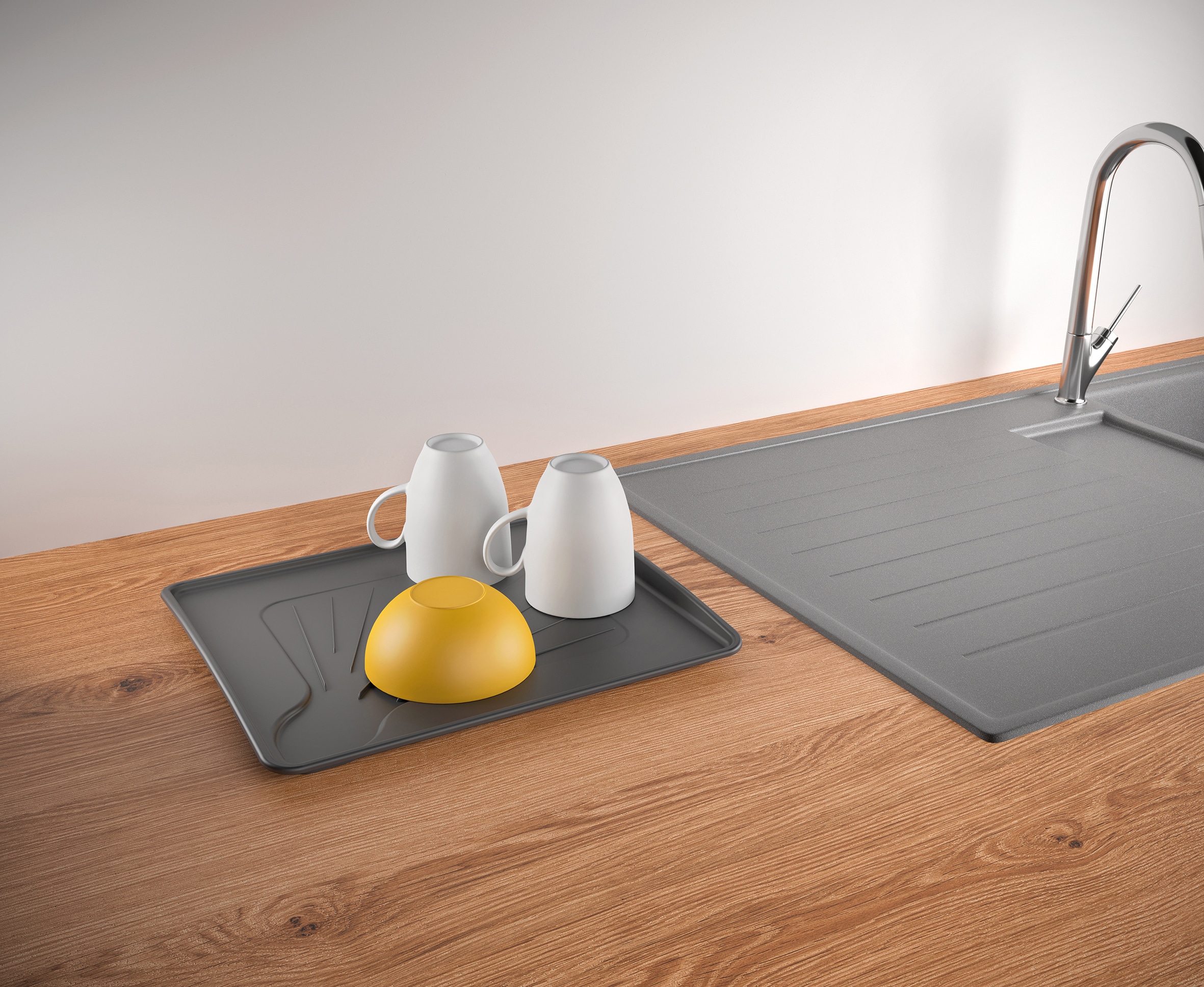 Metaltex Geschirrständer »Aquatex Plus Spülkorb«, (3 tlg.), TouchTherm®-Beschichtung