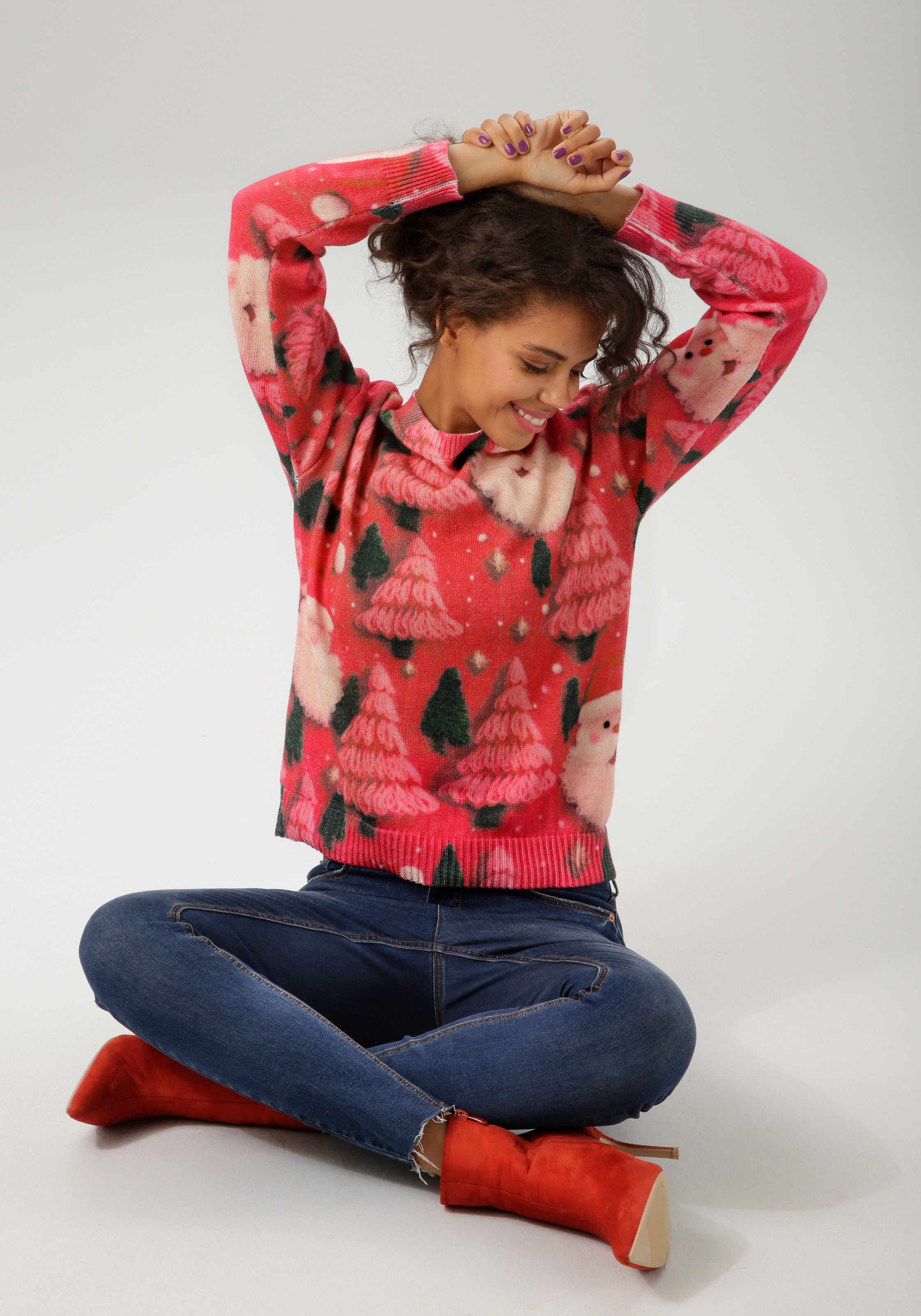 Aniston CASUAL Weihnachtspullover
