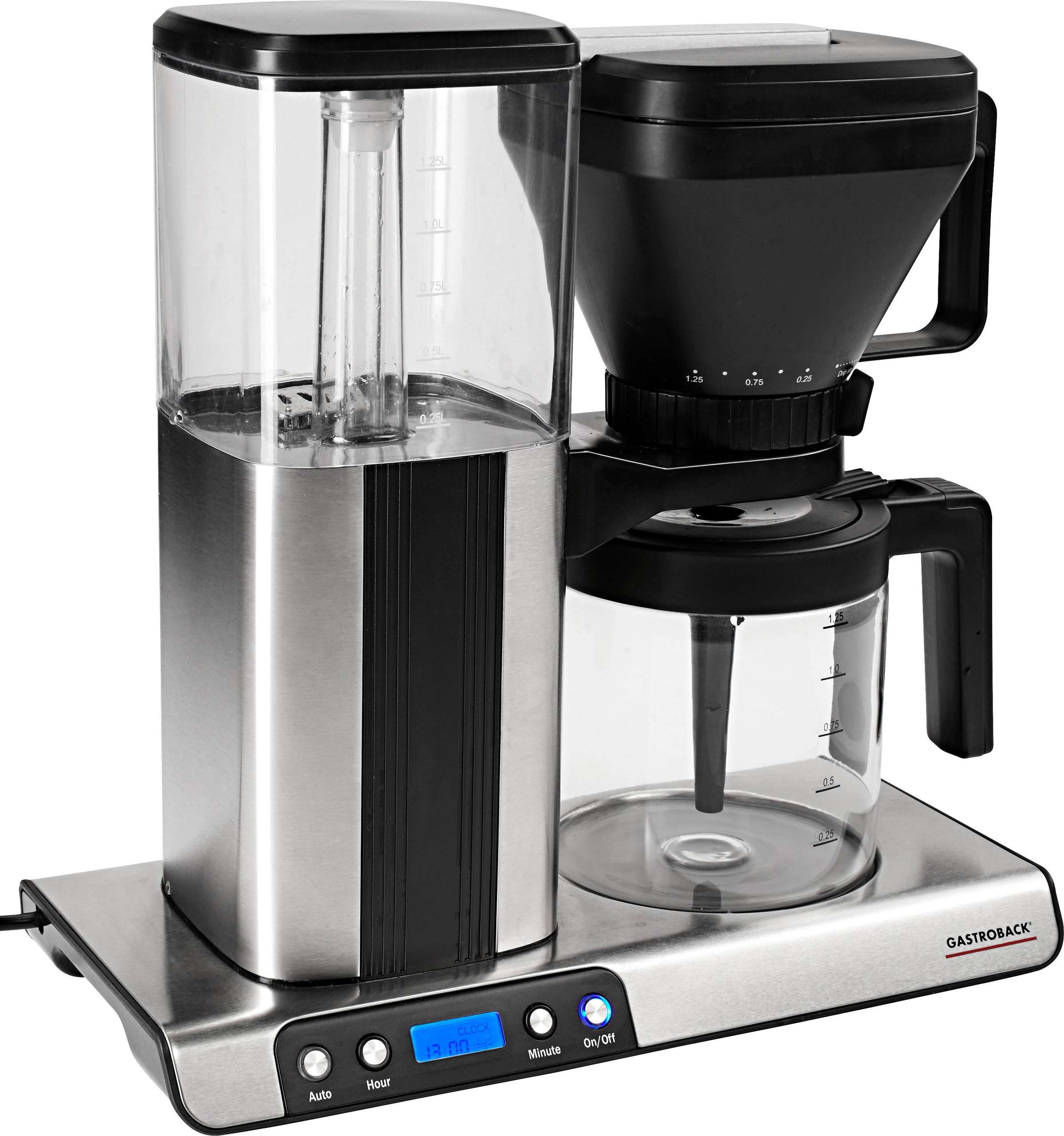 Gastroback Filterkaffeemaschine »Design Brew Advanced 42706«, Papierfilter, 1x4