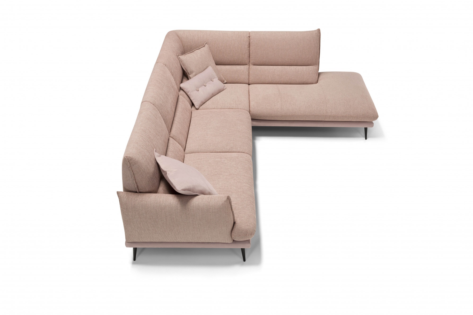 Egoitaliano Ecksofa »FUNNY, hochwertiges & aktuelles Design, bequeme Rücken günstig online kaufen