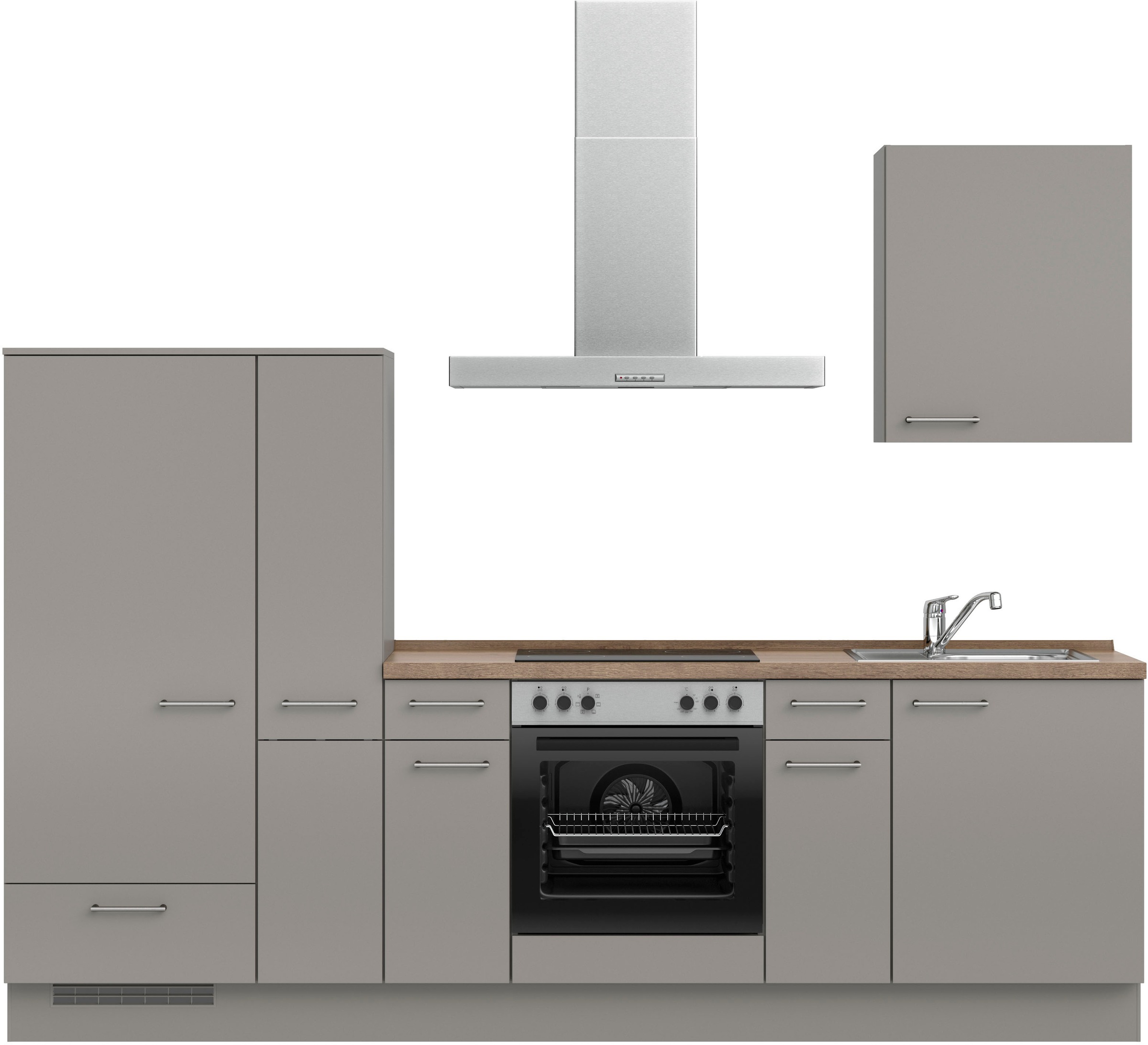 nobilia® Küchenzeile »"Laser I", Ausrichtung wählbar, Breite 270 cm« vormon günstig online kaufen