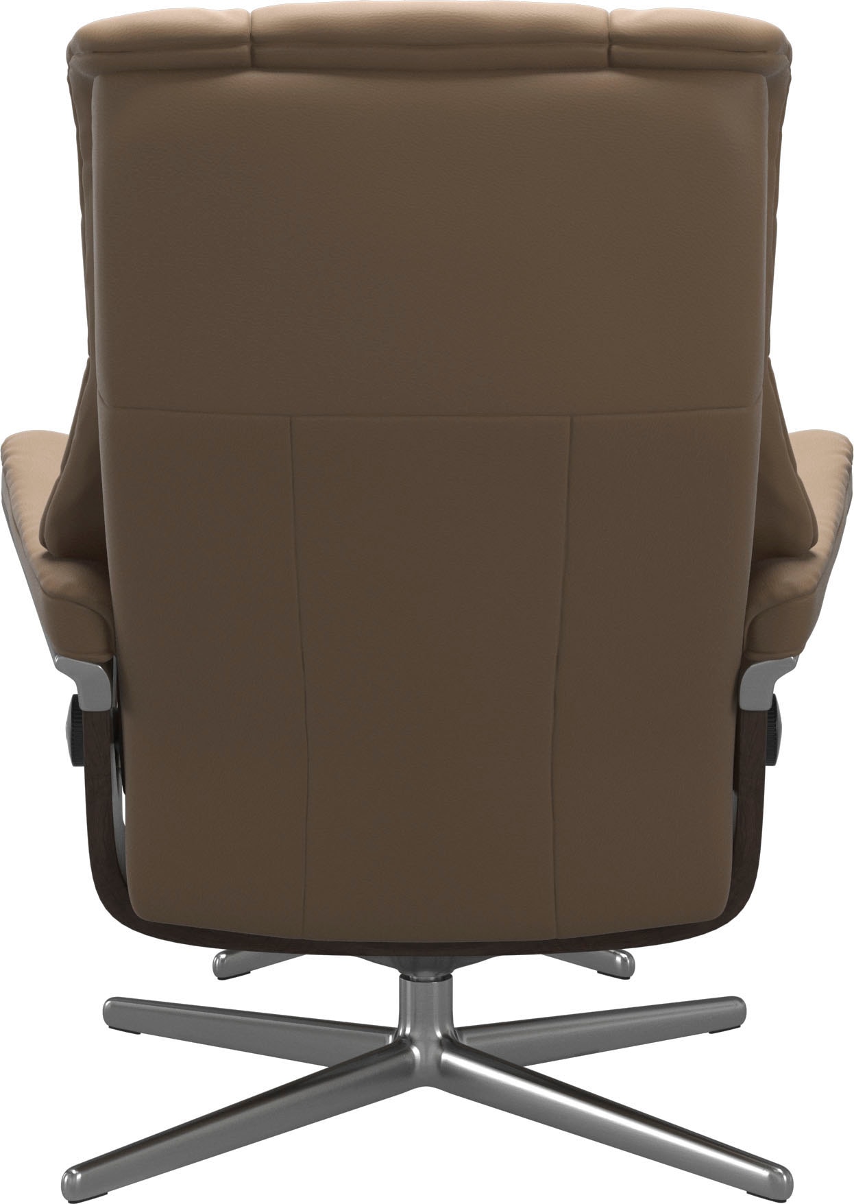Stressless® Relaxsessel »Mayfair«, (Set, Relaxsessel mit Hocker), mit Hocker, mit Cross Base, Größe S, M & L, Holzakzent Wenge