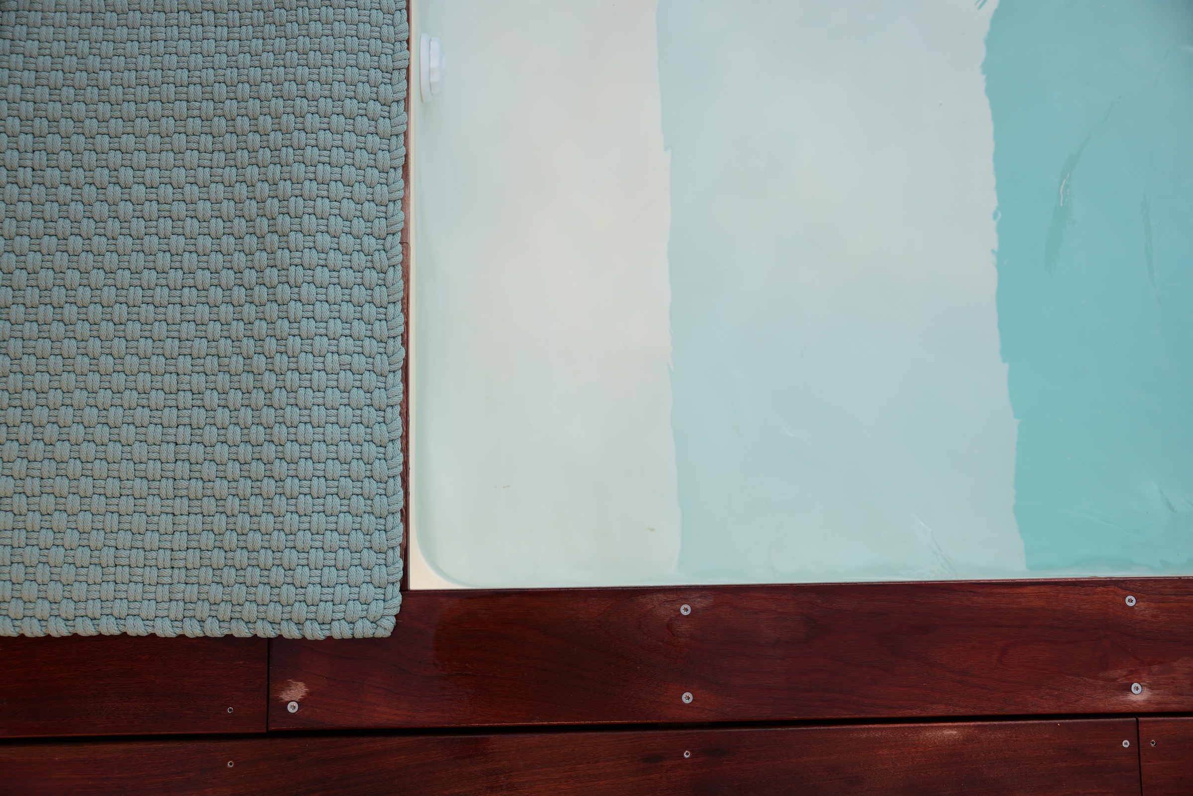 PAD Fußmatte »UNI, Schmutzfangmatte« rechteckig 15 mm Höhe handgewebt, Uni Farben, In- und Outdoor geeignet, auch als Läufer