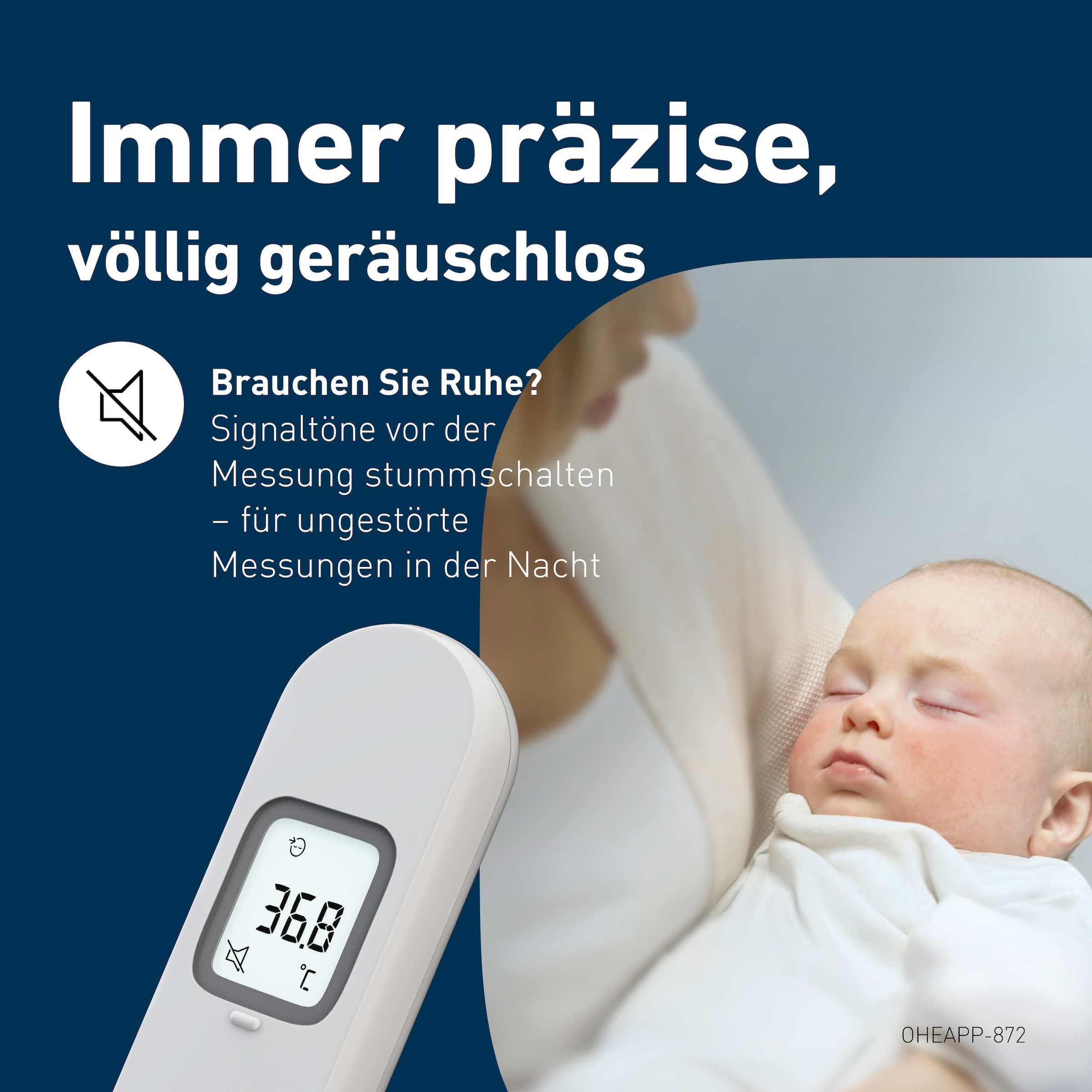 Omron Stirn-Fieberthermometer »Gentle Temp 730«