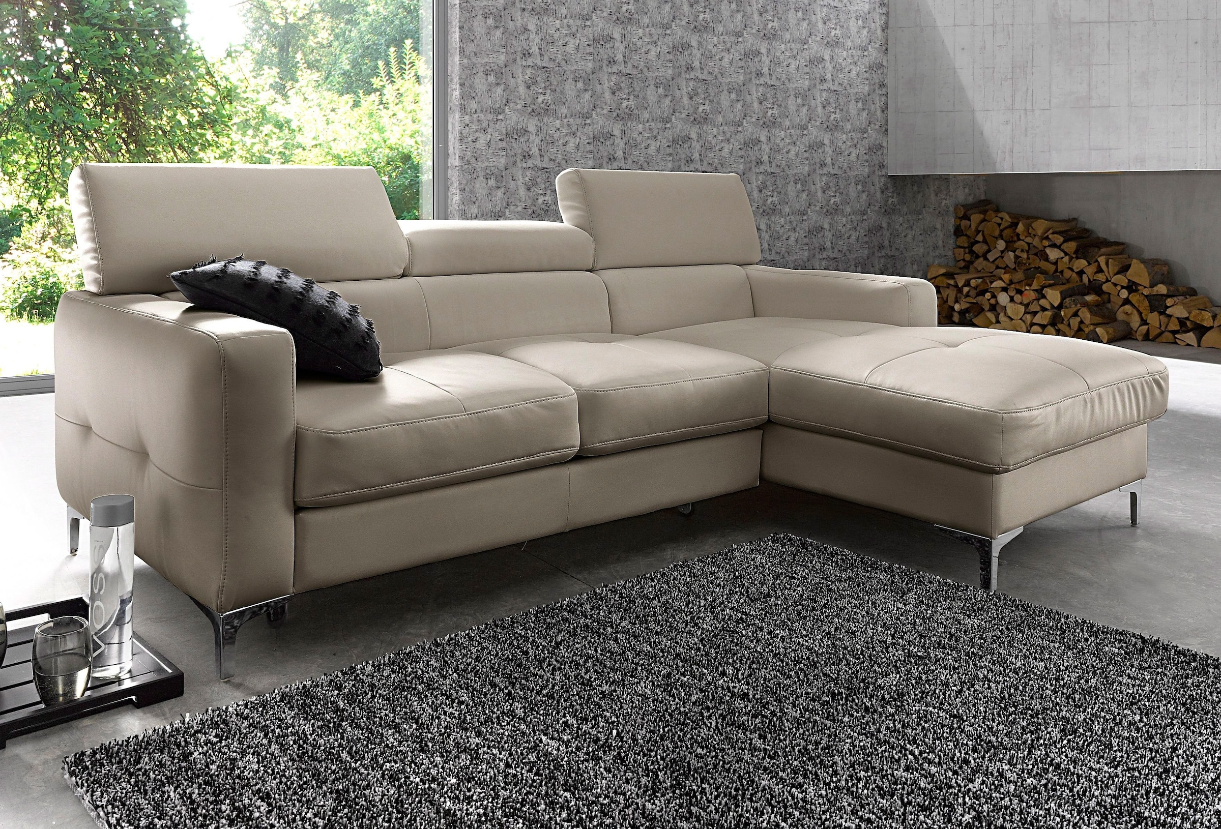 COTTA Polstergarnitur »Sammy L-Form«, (Set), Set bestehend aus: Ecksofa mit günstig online kaufen