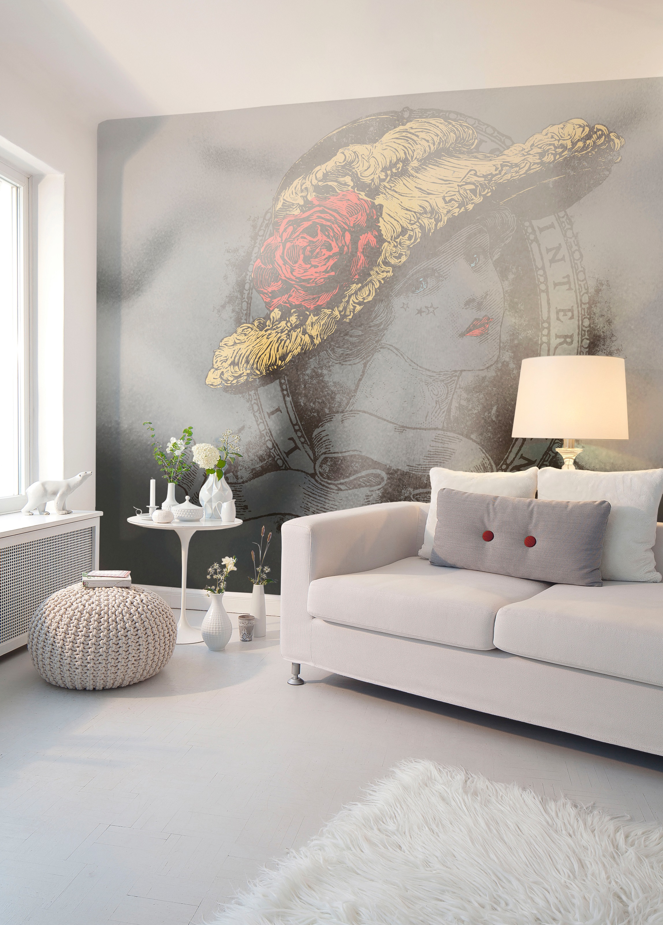 Architects Paper Fototapete »Atelier 47 Tattoo 1«, abstrakt, Vlies, Wand, Schräge, Decke
