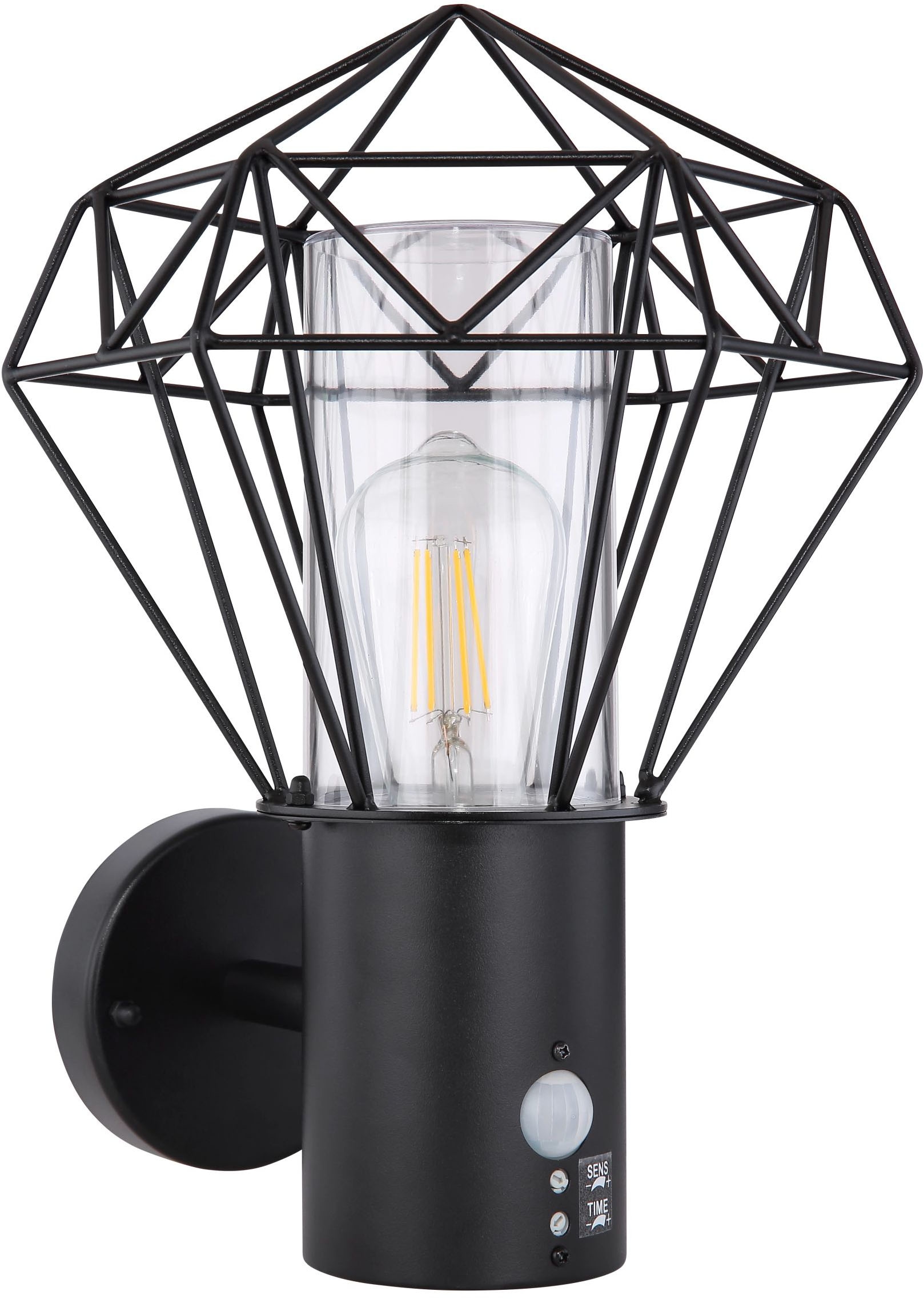 GLOBO LIGHTING Außen-Wandleuchte »HORACE«, Leuchtmittel E27 | LED wechselbar, 1400lm Output