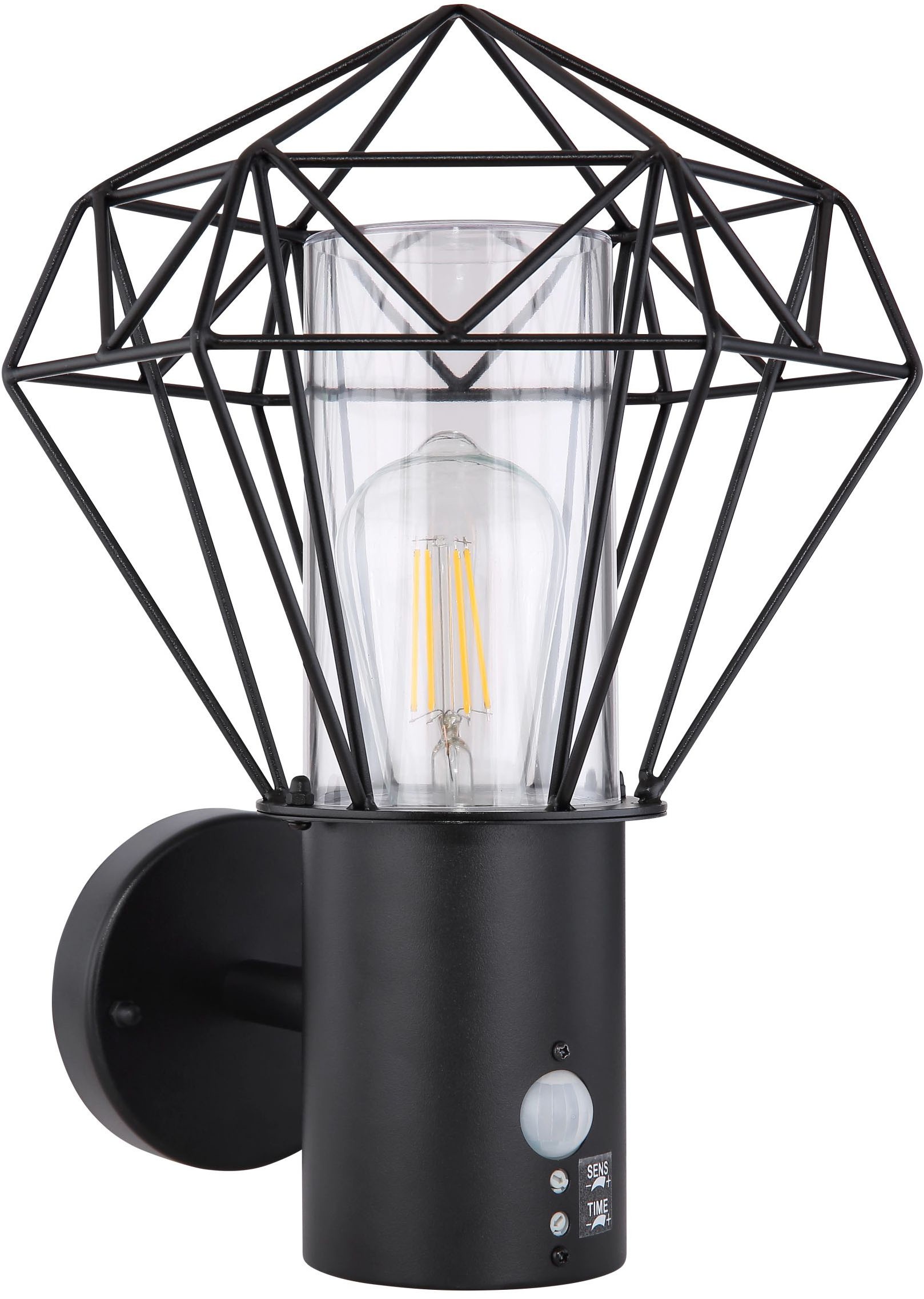 GLOBO LIGHTING Außen-Wandleuchte »HORACE«, Leuchtmittel E27   LED wechselba günstig online kaufen