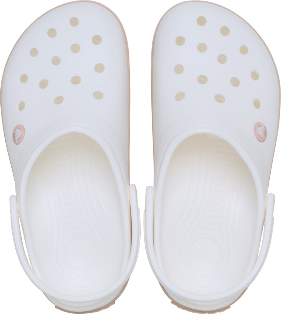 Crocs Clog »Crocband Clog«, Sommerschuh, Schlappen, Hausschuh mit zweifarbiger Laufsohle