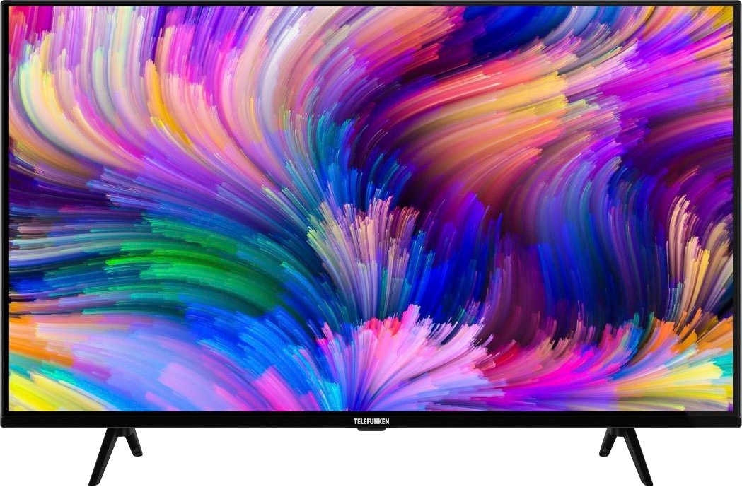Ultra TV Zoll, 126 Smart- QLED-Fernseher 4K Rechnung »D50Q660M2CW«, cm/50 Telefunken auf HD, kaufen