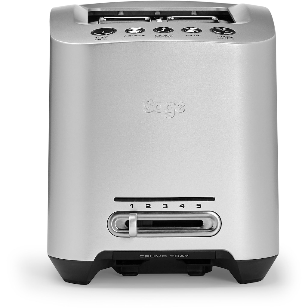 Sage Toaster »the Smart Toast, STA825BAL«, 2 kurze Schlitze, 1000 W