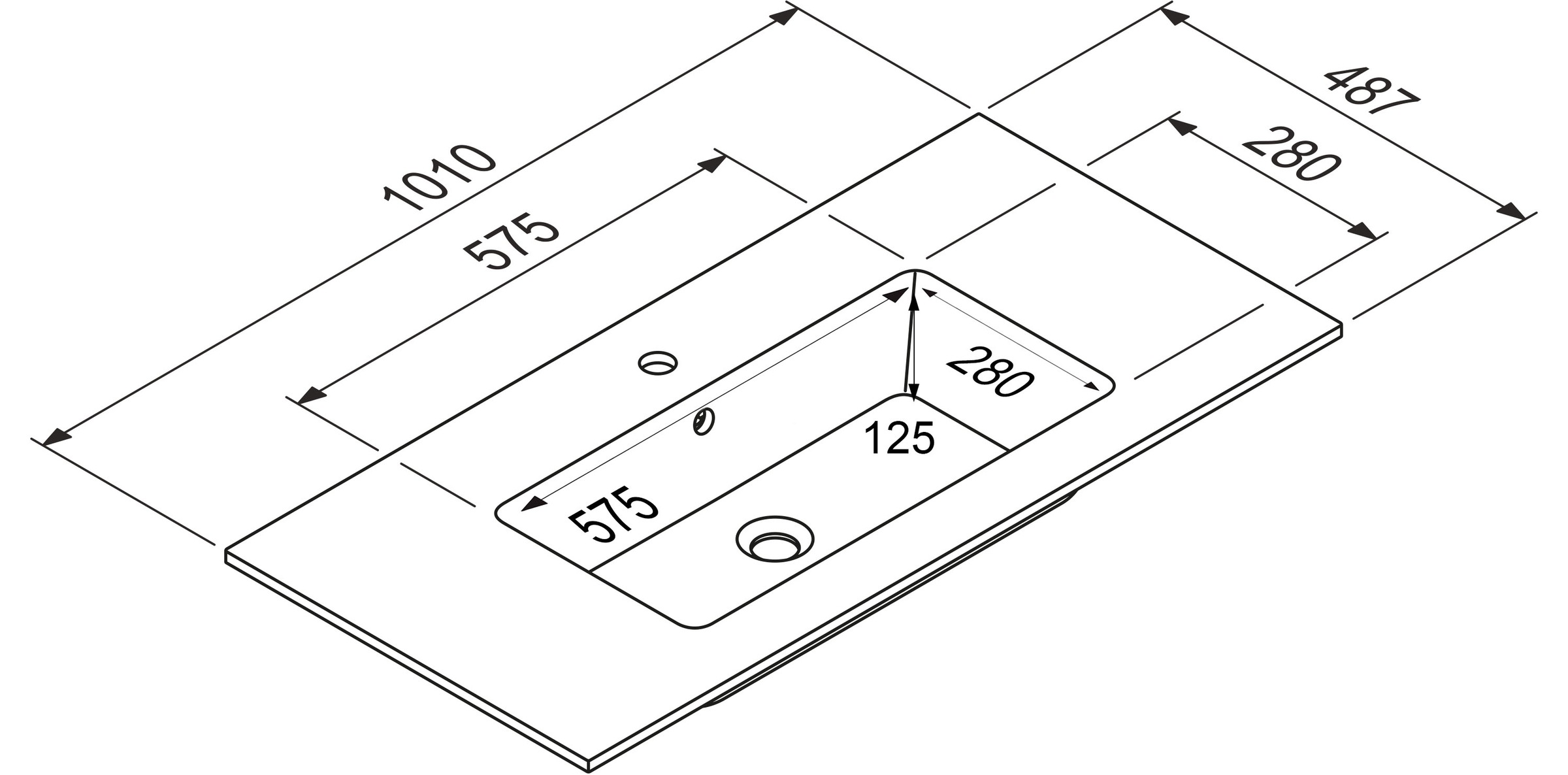 nobilia® Badmöbel-Set »Levere«, (4 St., vormontiert, mit Soft-Close), inkl. Spiegel mit Touch-Sensor, in vier Breiten