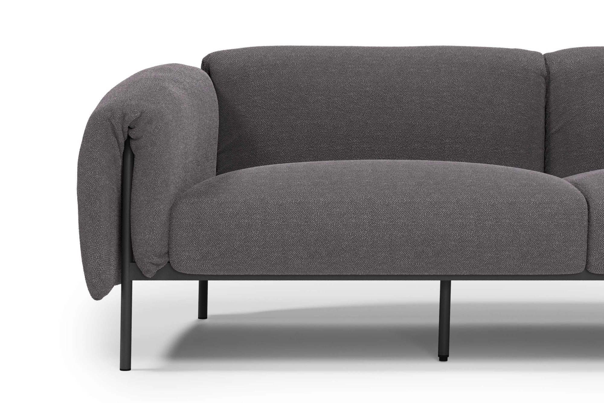 andas 3-Sitzer »Lumi«, Outdoor Gartensofa, wetterfeste Materialien, Breite 228 cm