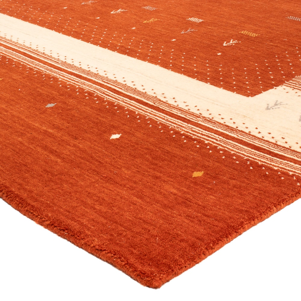 morgenland Wollteppich »Aurora Flair - Wollteppich«, quadratisch, 1 mm Höhe, Sehr weicher Flor