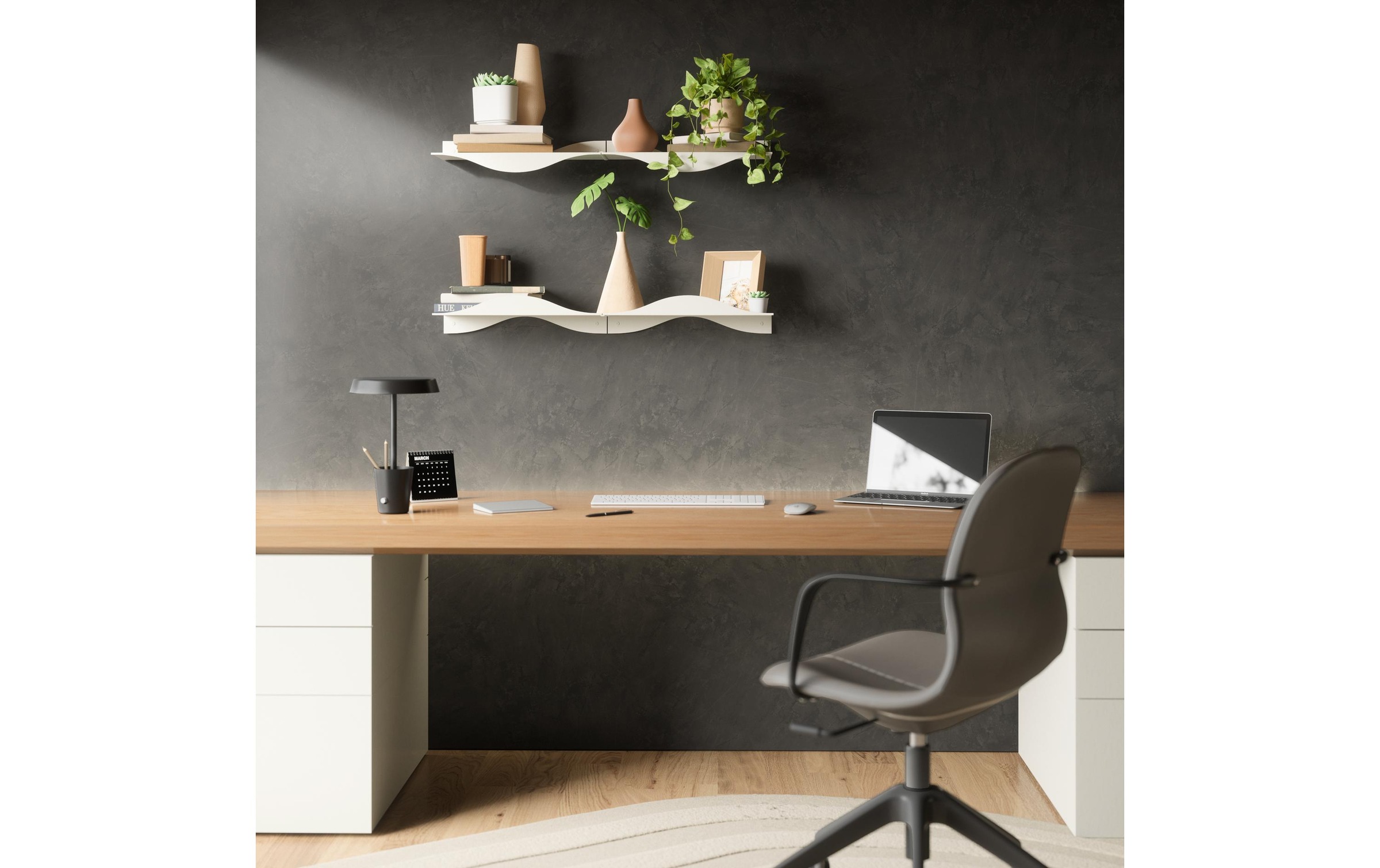 Umbra Wandregal »Surf 2er Set, 43 x 18 x 10 cm« 2 Stk. tlg.