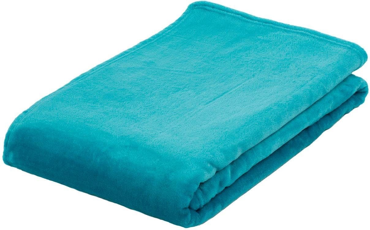 Gözze Wohndecke "Memphis" in tollen Unifarben, Kuscheldecke günstig online kaufen