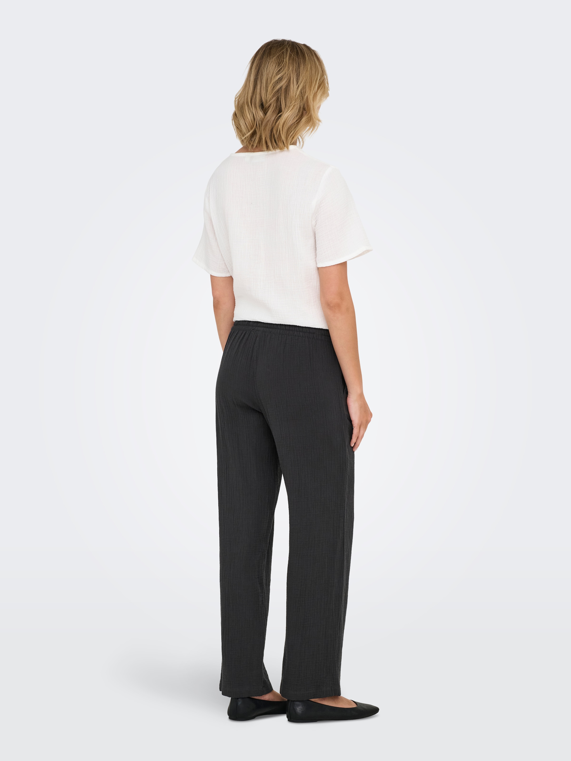 JDY Schlupfhose »JDYTHEIS LIFE WIDE PANT WVN NOOS«, Sommerhose, aus Musselin