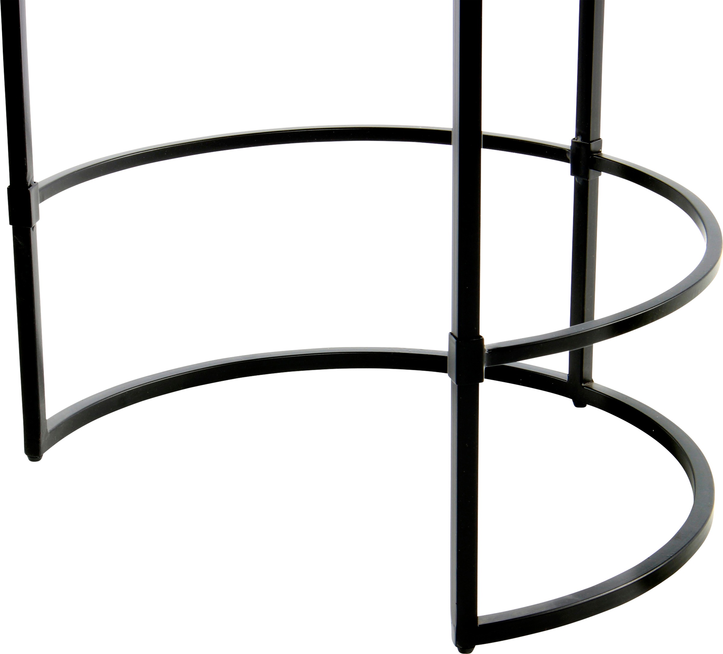Kayoom Beistelltisch »Louis 225, Design-Tisch mit Stil, Marmor-Tischplatte«, (1 St.), Detailreiche Marmortischplatte, robustes Gestell, zeitlos