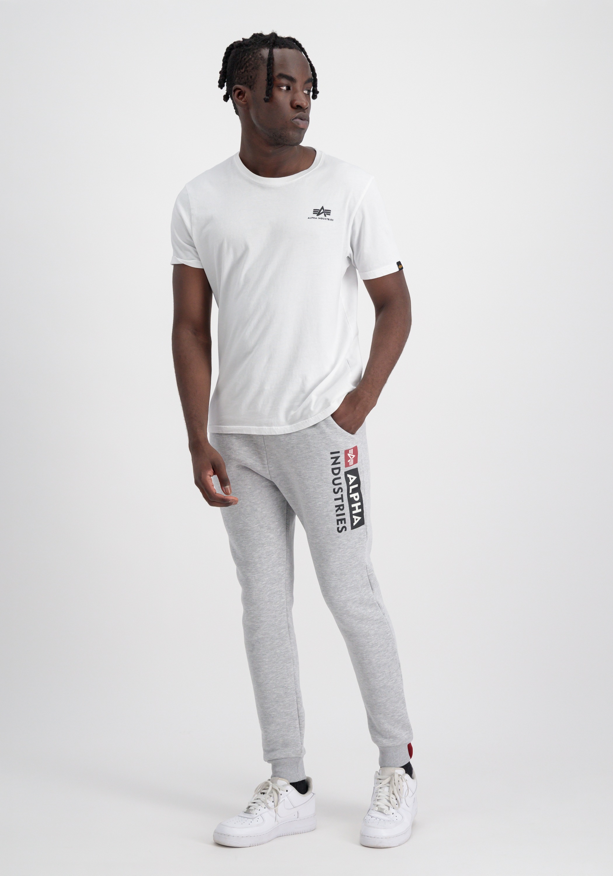 Alpha Industries Jogginghose »Alpha Industries Men - Jogger Alpha Block-Logo Jogger«