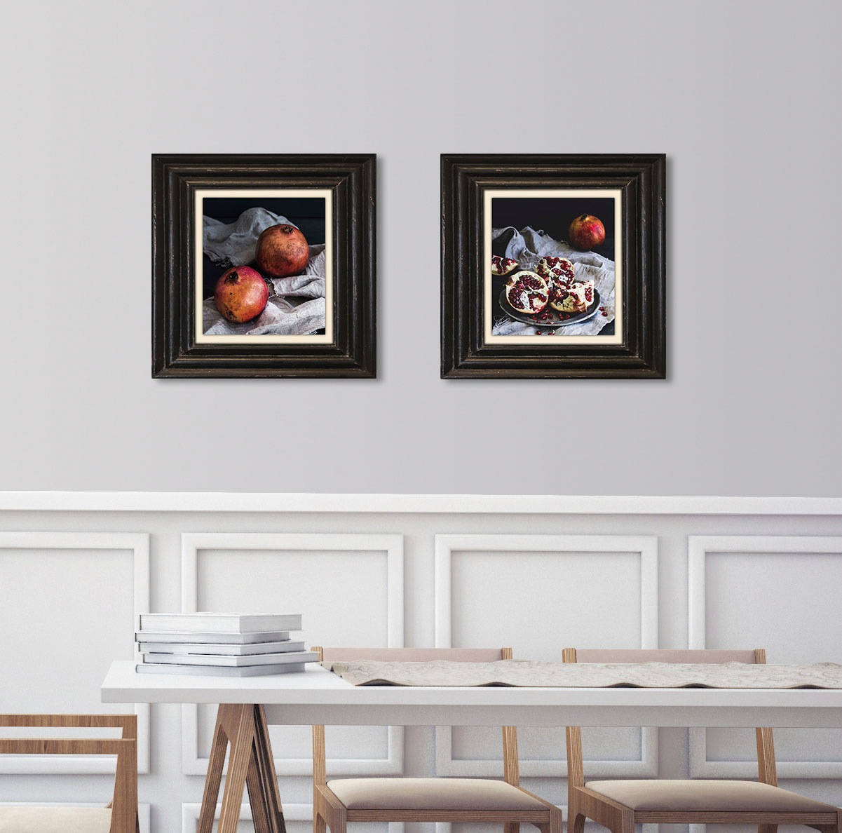 queence Leinwandbild »Granatapfel«, Kunst-Obst-Stillleben-Obst Bilder, Prem günstig online kaufen