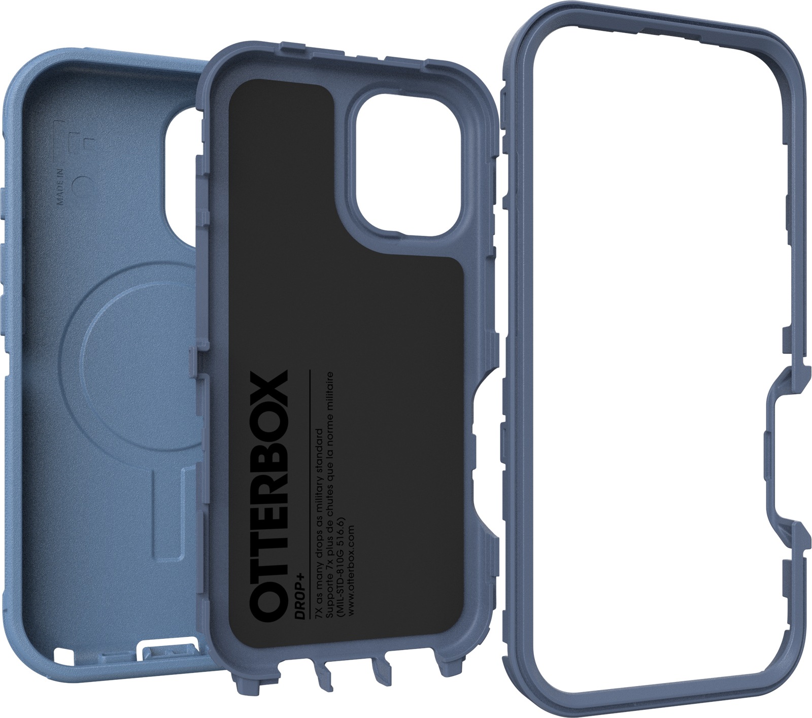 Otterbox Handyhülle »Defender mit MagSafe für Apple iPhone 16« Backcover, Schutzhülle, Handyschutzhülle, Case, Schutzcase, stoßfest