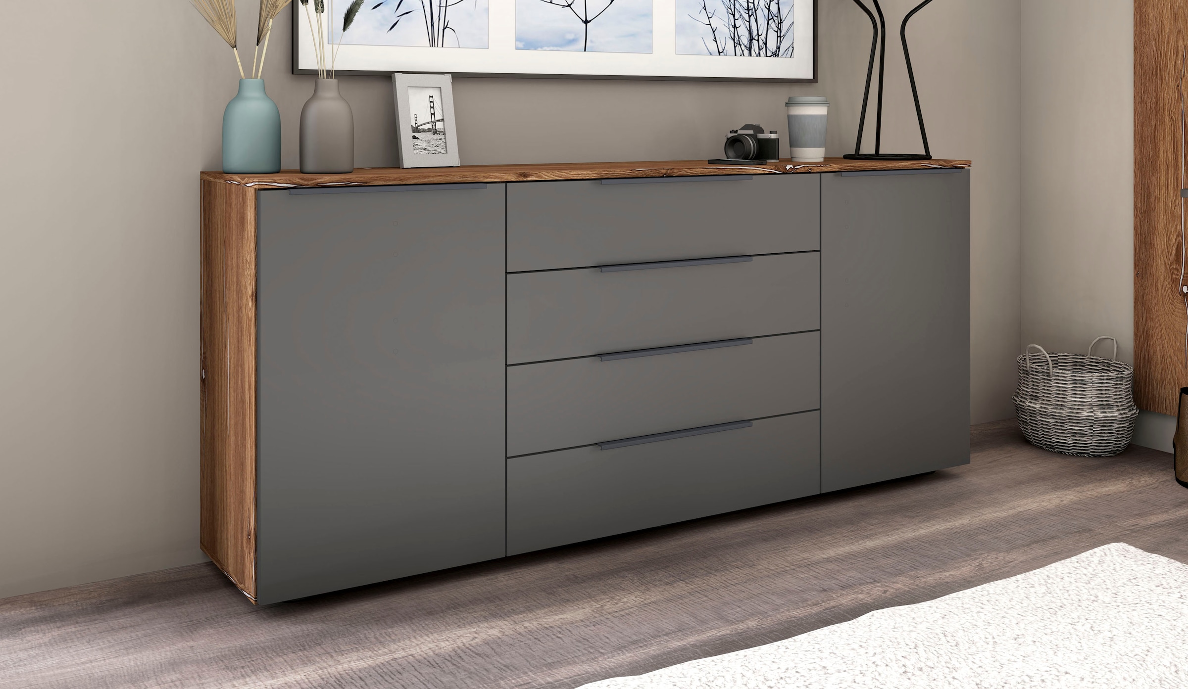 borchardt Möbel Sideboard »Tom«, Breite 166 cm