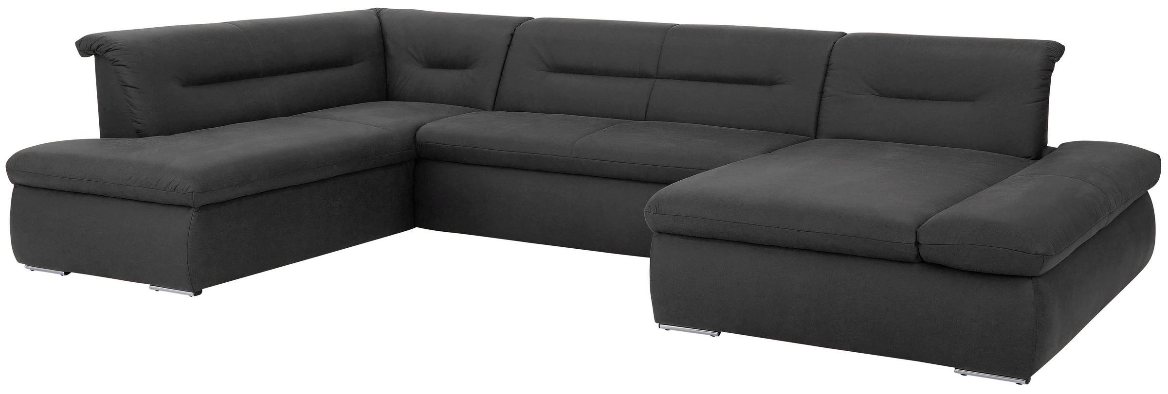 Home affaire Wohnlandschaft »Avesa U-Form« Wahlweise mit Armteilverstellung günstig online kaufen