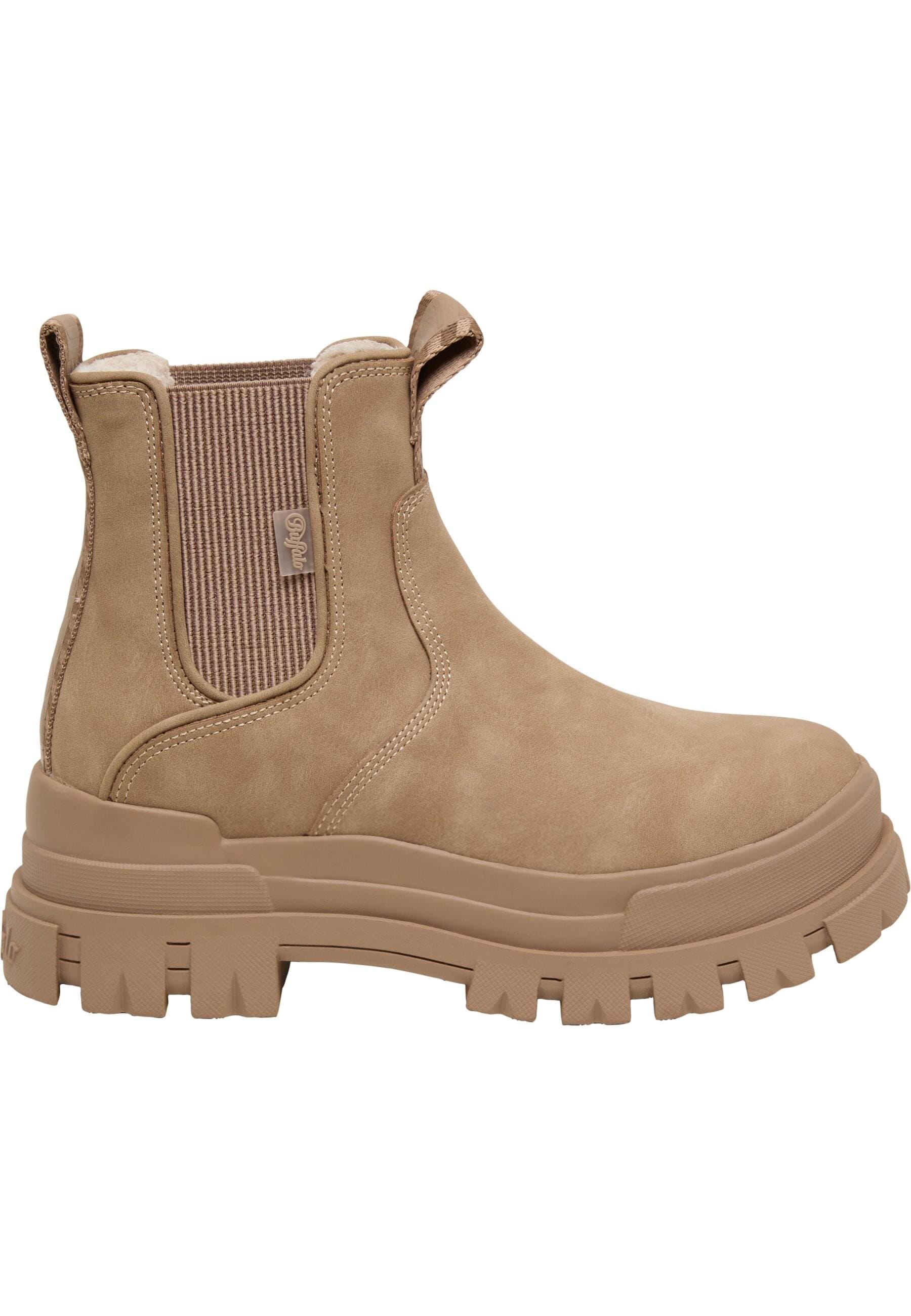 Buffalo Stiefel »Buffalo ASPHA CHELSEA WARM - VEGAN NUBUCK - BROWN«