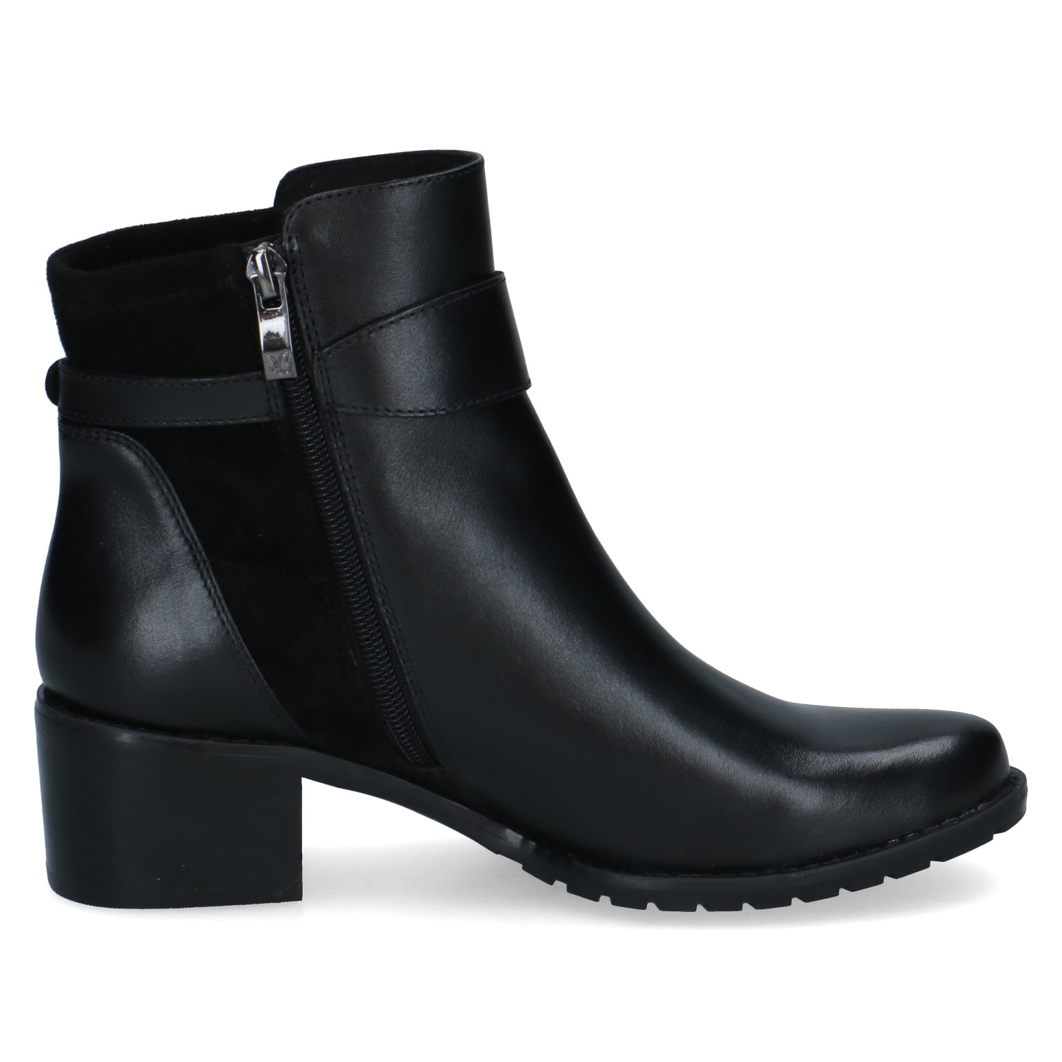 Caprice Stiefelette  Blockabsatz, Ankleboots mit Zierschnalle, bequeme Weite