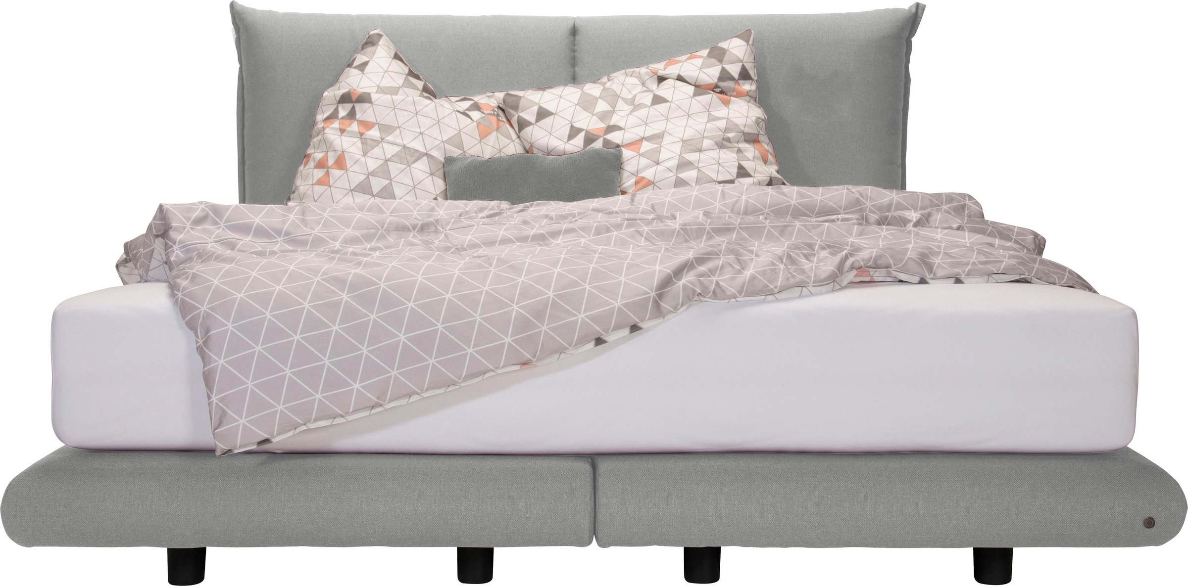 3. Bild von TOM TAILOR HOME Boxspringbett »SOHO PILLOW BOX«, in Schwebeoptik, Kopfteil in Kissenform, Höhe 120 cm