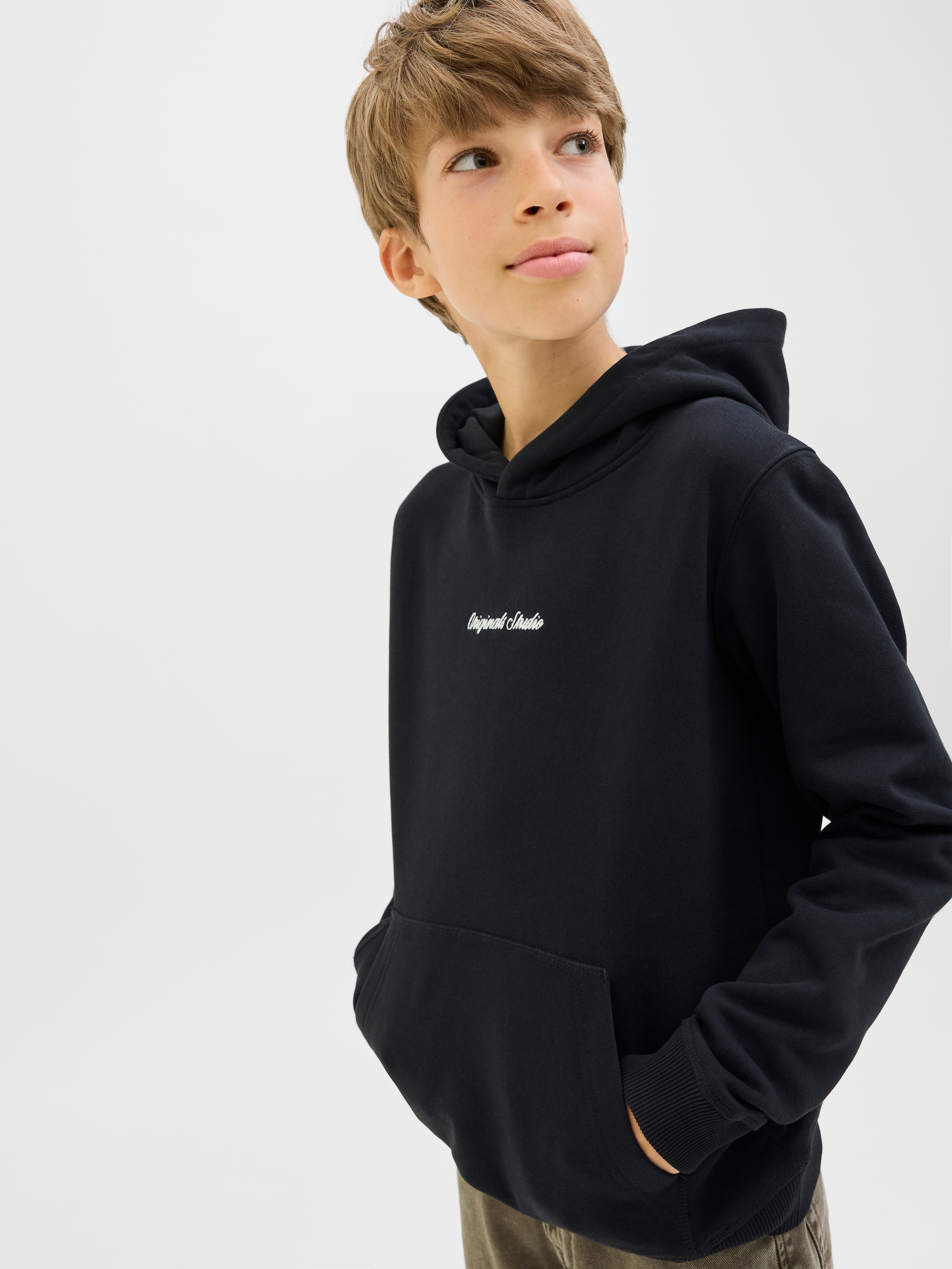 Jack & Jones Junior Kapuzensweatshirt »JORNORREBRO EMB SWEAT HOOD NOOS JNR«