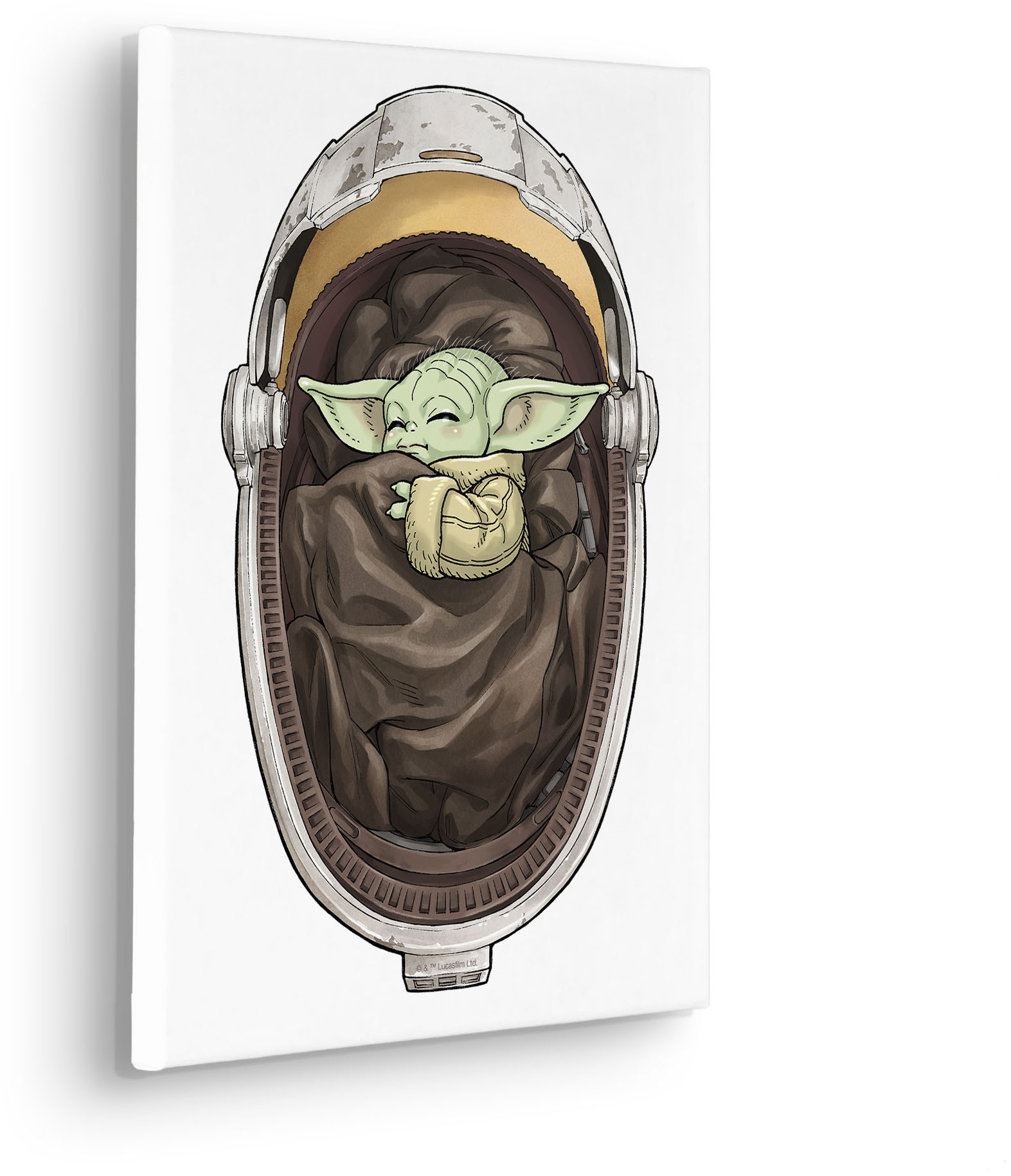 Komar Leinwandbild »Star Wars The Mandalorian Grogu Sleeping«, Disney, (1 St.), 30 x 40 cm (Breite x Höhe) - Kinderzimmer, Dekoration