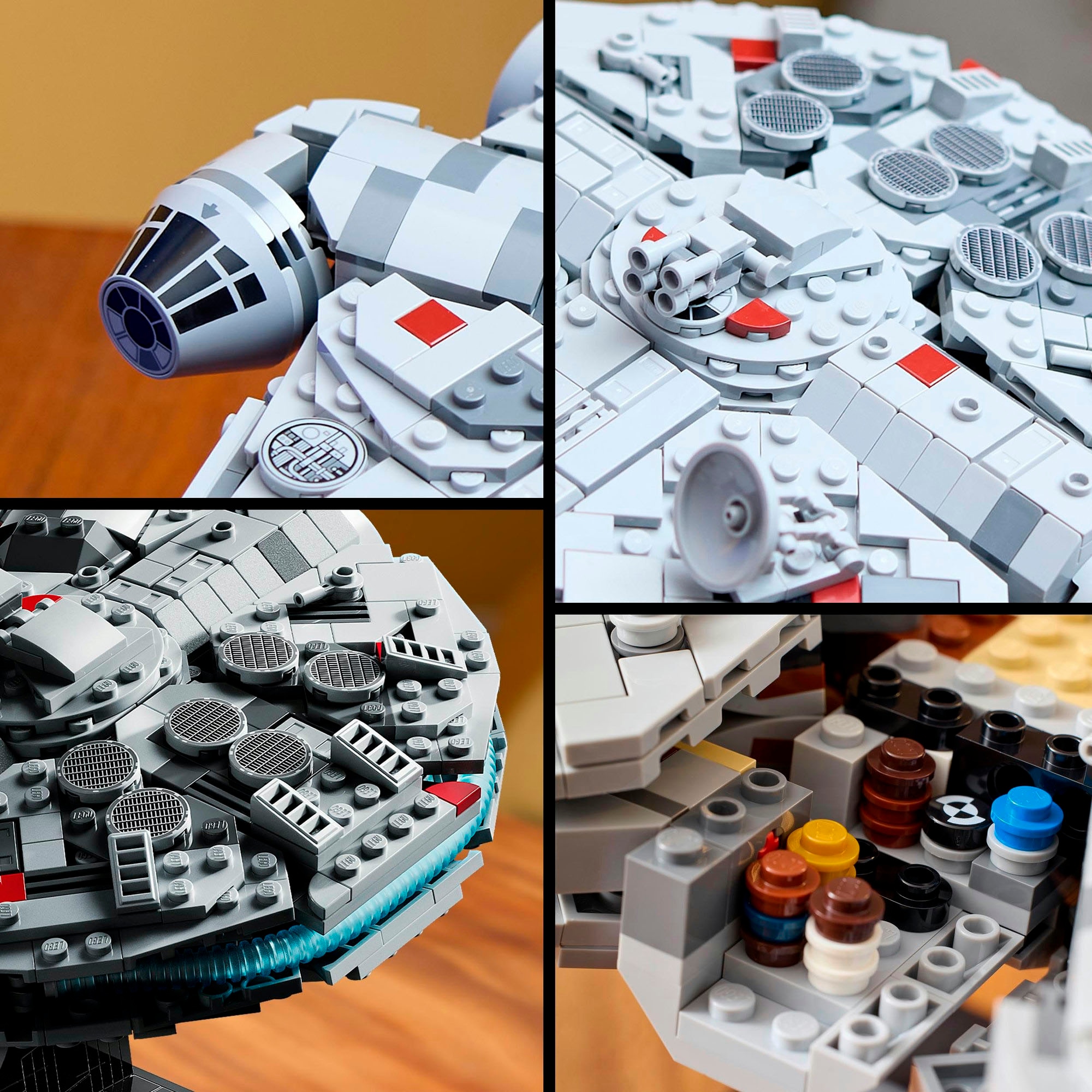 LEGO® Konstruktionsspielsteine »Millennium Falcon™ LEGO (75375), LEGO® Star Wars™«, (921 St.), Made in Europe