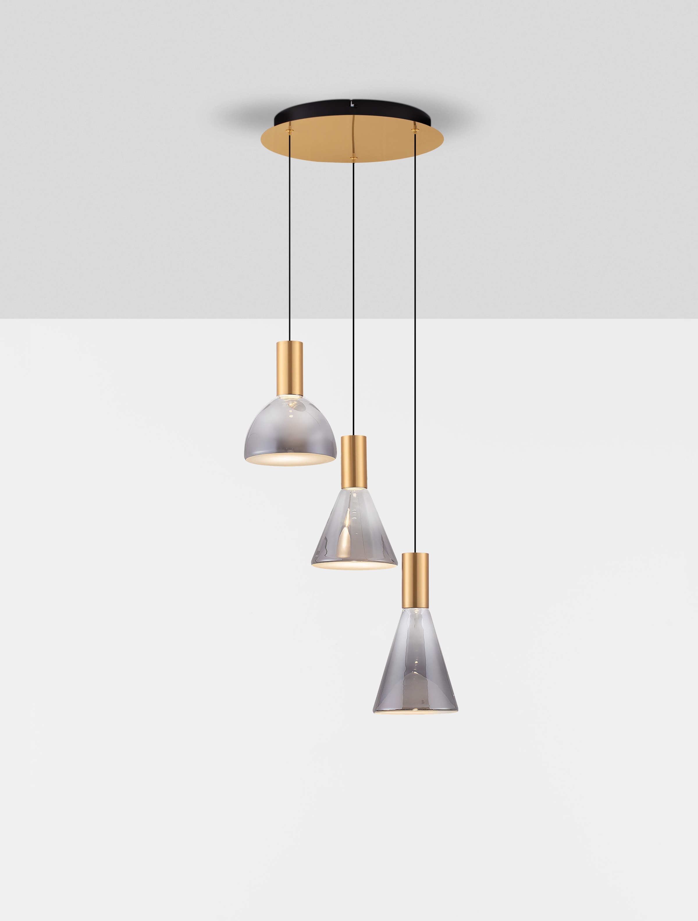 Nova Luce Pendelleuchte »VOI«, 3 flammig
