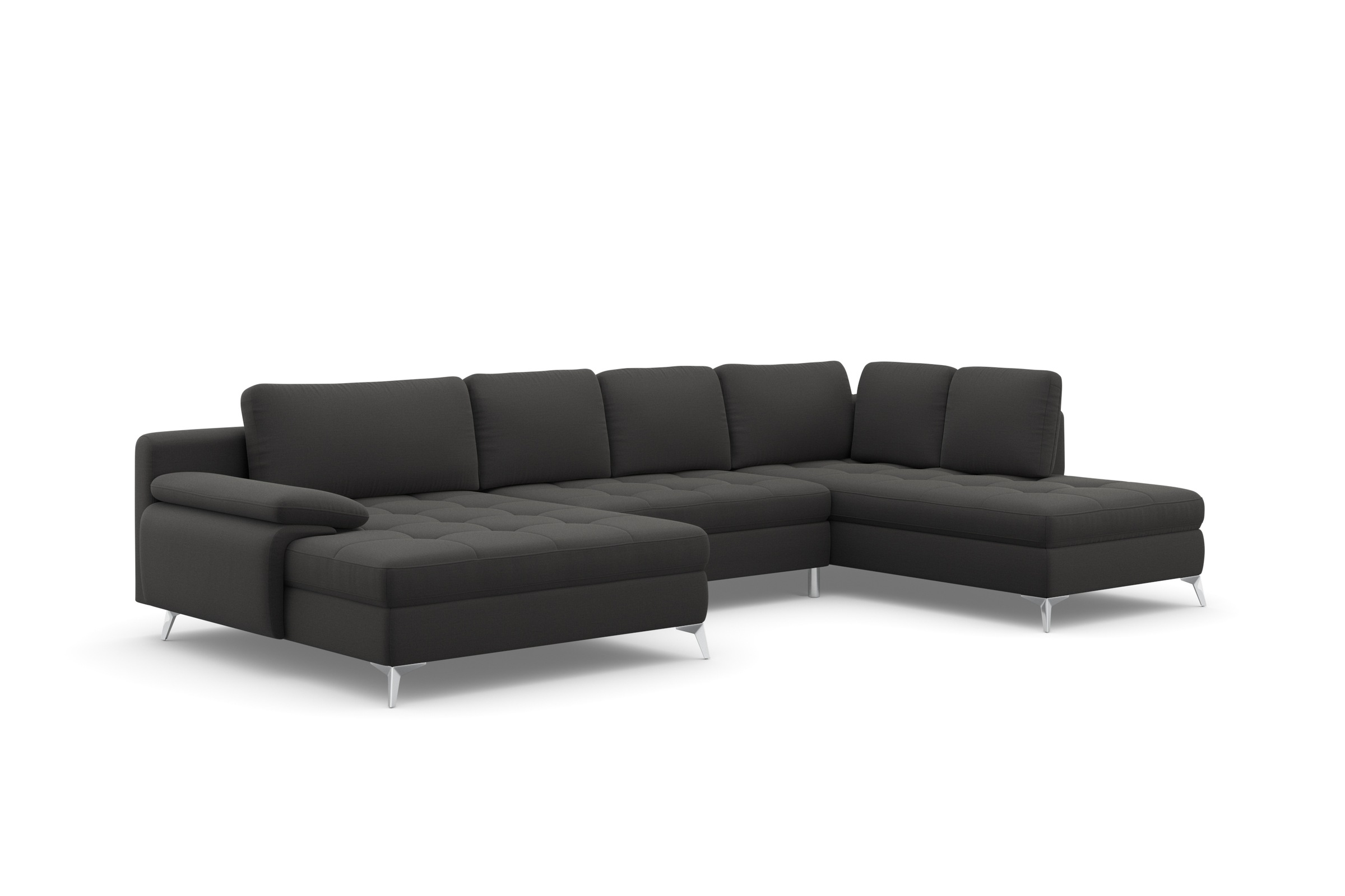 sit&more Wohnlandschaft »Latigo U-Form«, mit Mega-Recamiere, wahlweise mit Bettfunktion und Bettkasten