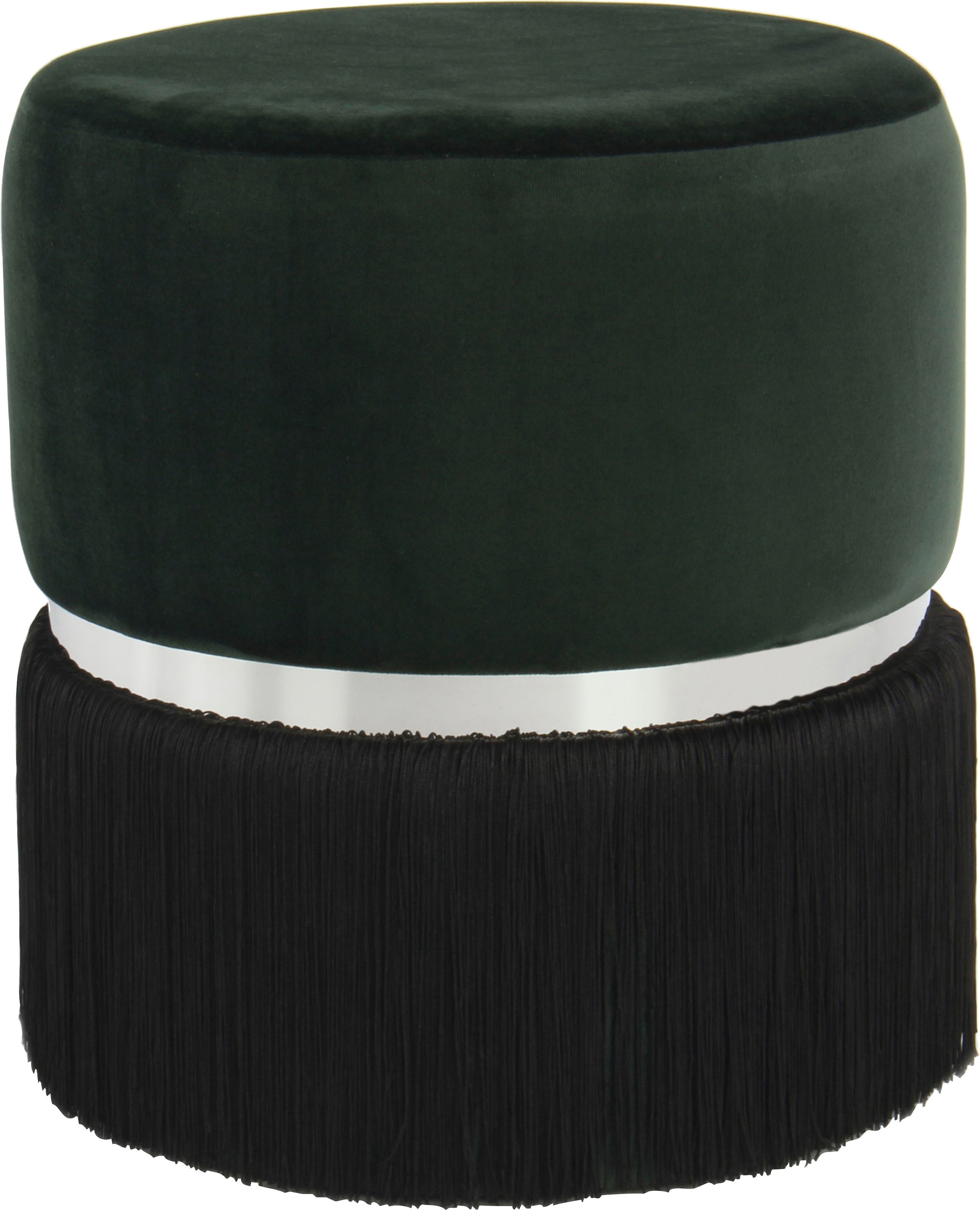 Kayoom Sitzhocker »Hocker Rebecca 825, Sitzpouf in runder Form,mit samtigem Bezug«, (1 St.), pflegeleicht, modern, vielseitig verwendbar, Sitzfläche gepolstert