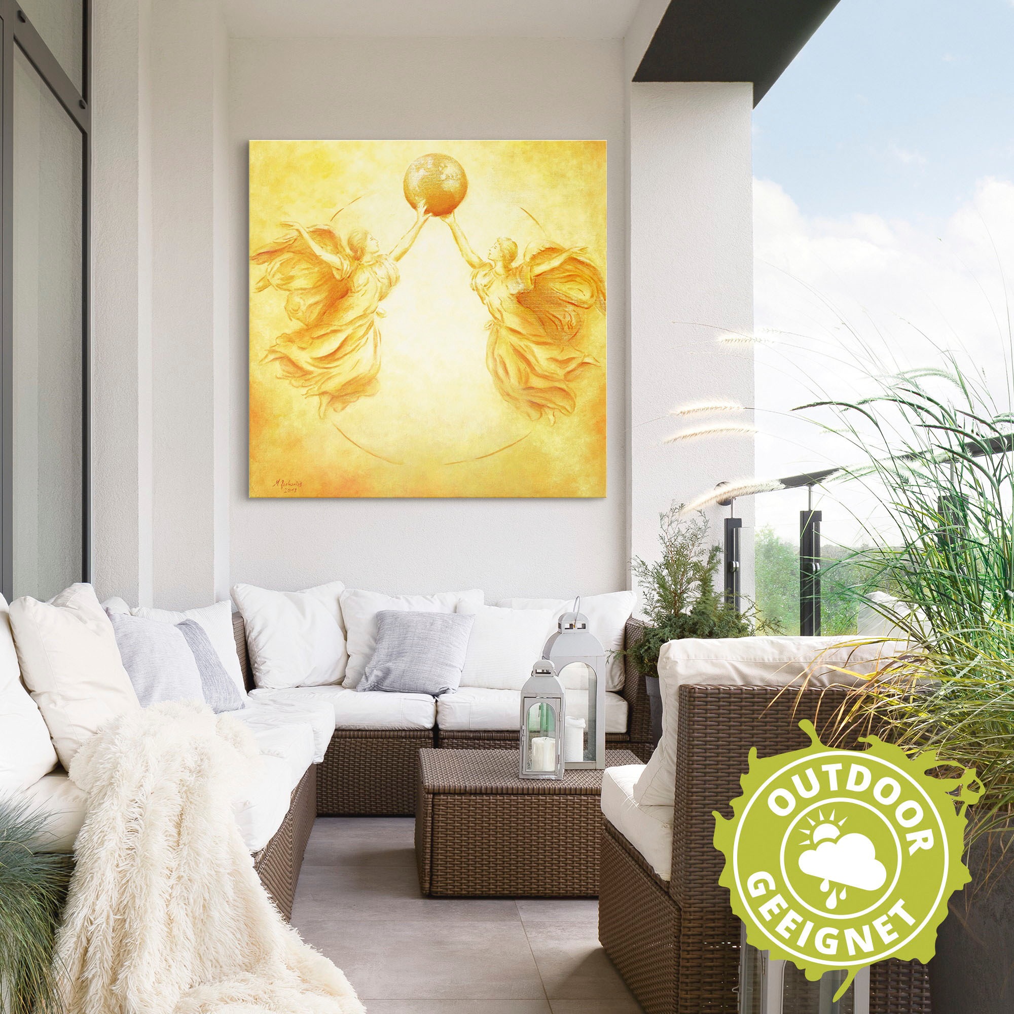 Artland Wandbild »Schutzengel der Erde«, Religion, (1 St.), als Alubild, Outdoorbild, Wandaufkleber in verschied. Größen