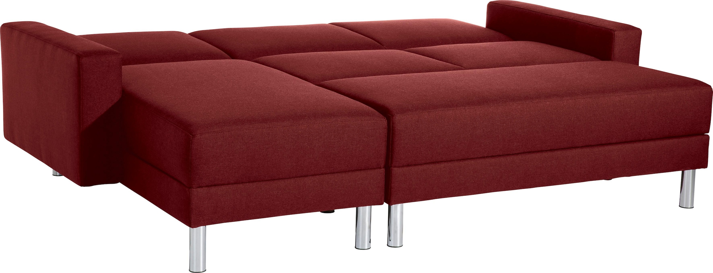 Max Winzer® Schlafsofa »Just Fresh«, mit Rückenverstellung, inklusive Stauraumhocker