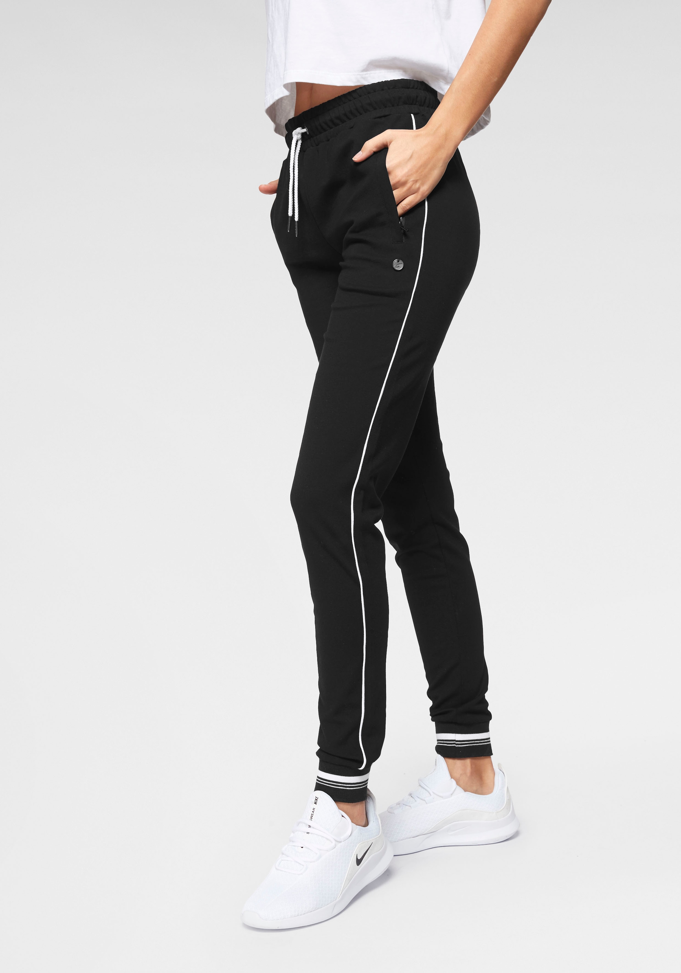Paspeln mit Fit«, Ocean online seitlichen »Comfort Jogginghose Sportswear kaufen
