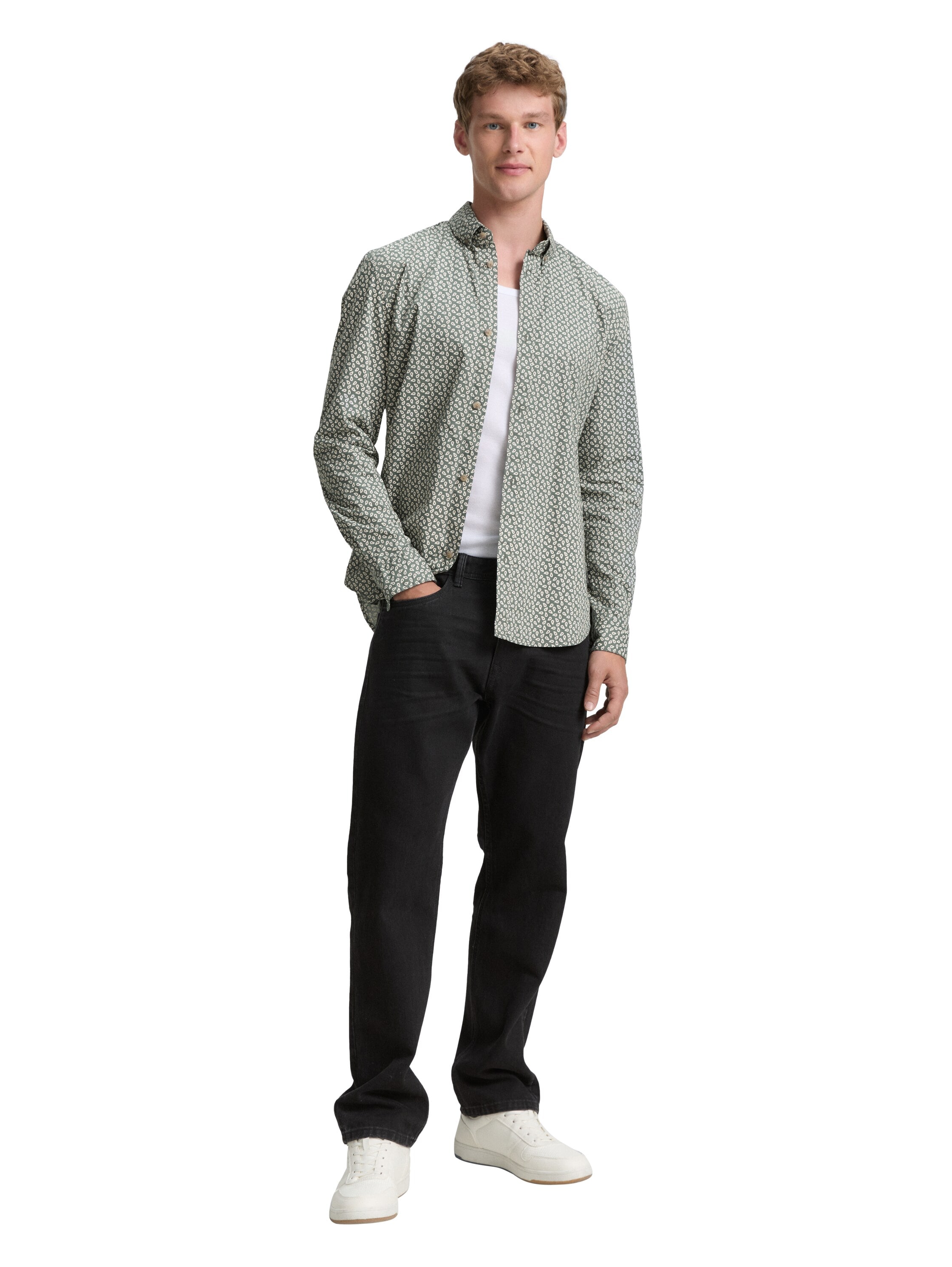 TOM TAILOR Denim Langarmhemd »POPLIN«, mit Streifenmuster