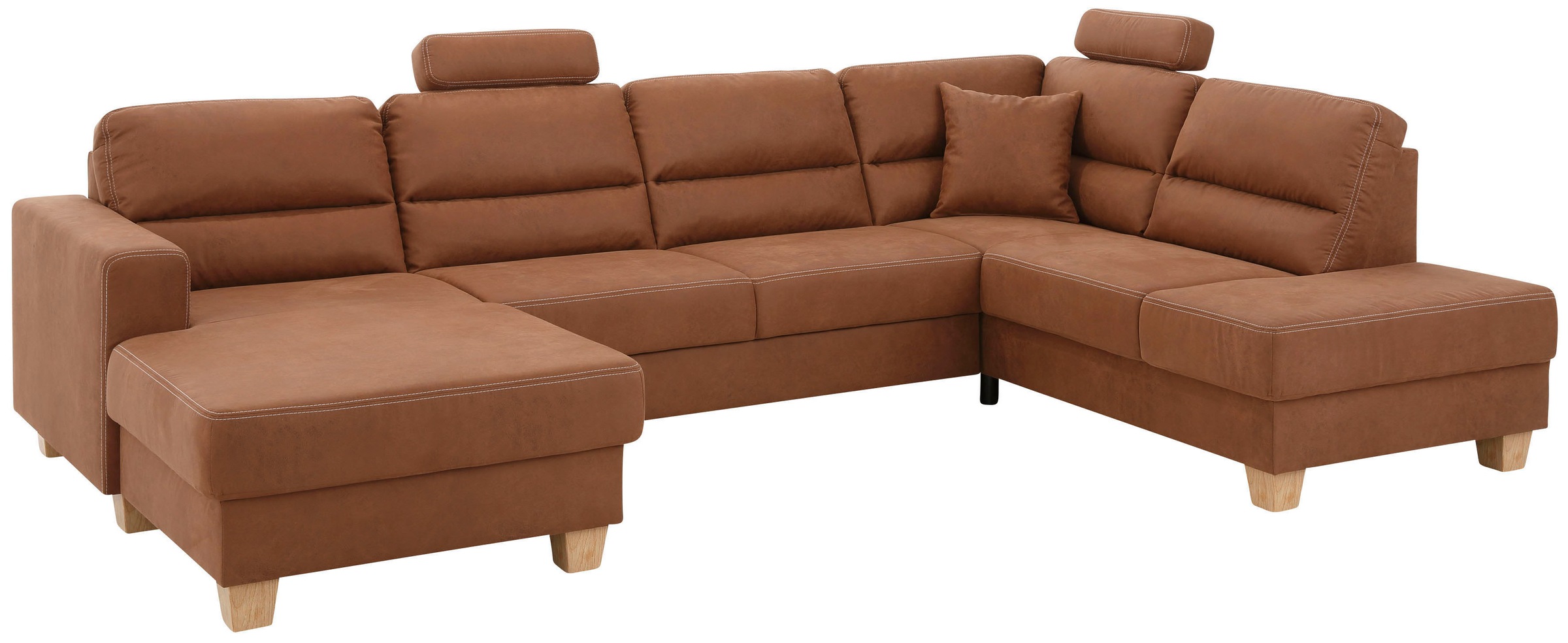 Home affaire Wohnlandschaft »Navan, komfortabel mit viel Platz, U-Form« wah günstig online kaufen