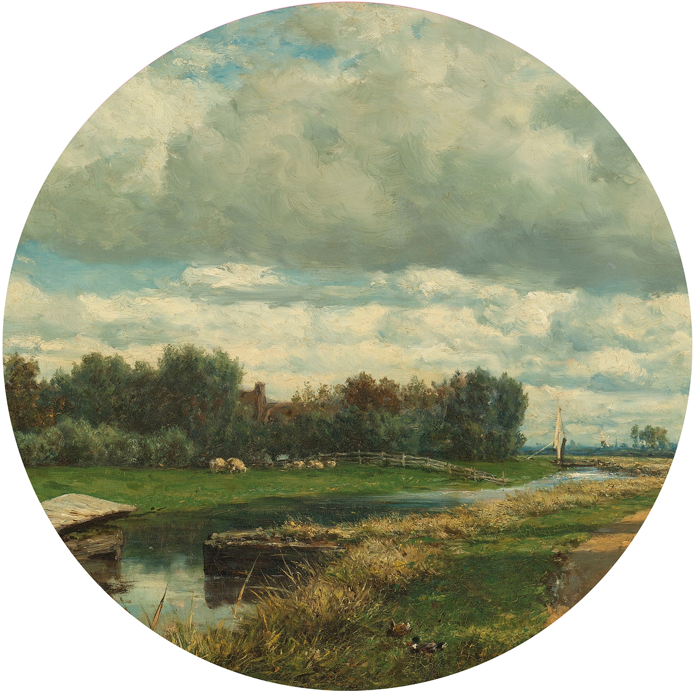 Wandtattoo »Landschaft Rijksmuseum«, (1 St.)