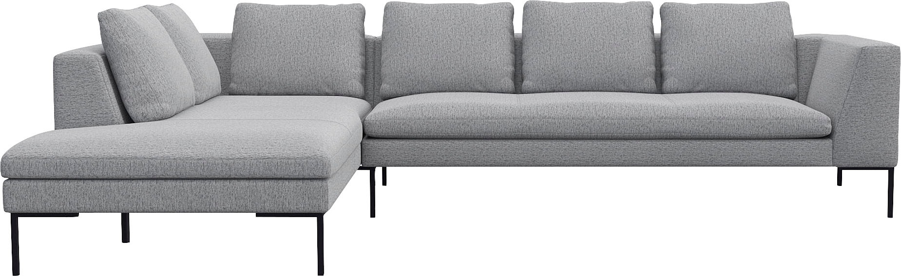 FLEXLUX Ecksofa »Loano, superbequemer Sitzkomfort durch Kaltschaum im Sitz, günstig online kaufen