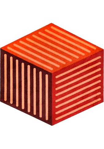 wash+dry by Kleen-Tex Teppich »Puzzle Cube«, sechseckig, 9 mm Höhe, In- und Outdoor... kaufen