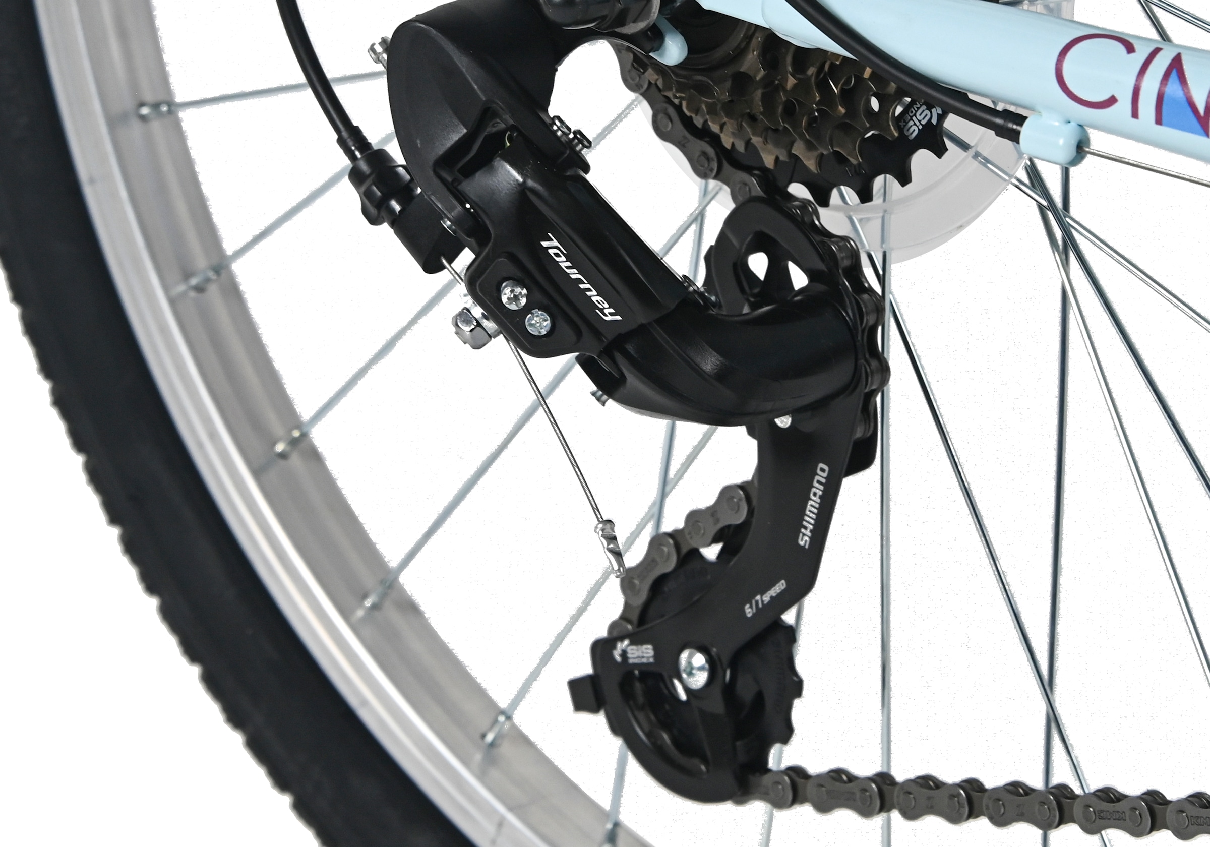 Dacapo Kinderfahrrad »DaCapo Kinderfahrrad 24" Cindy 7 Gänge - Ab 8 Jahre« 7 Gang Kettenschaltung